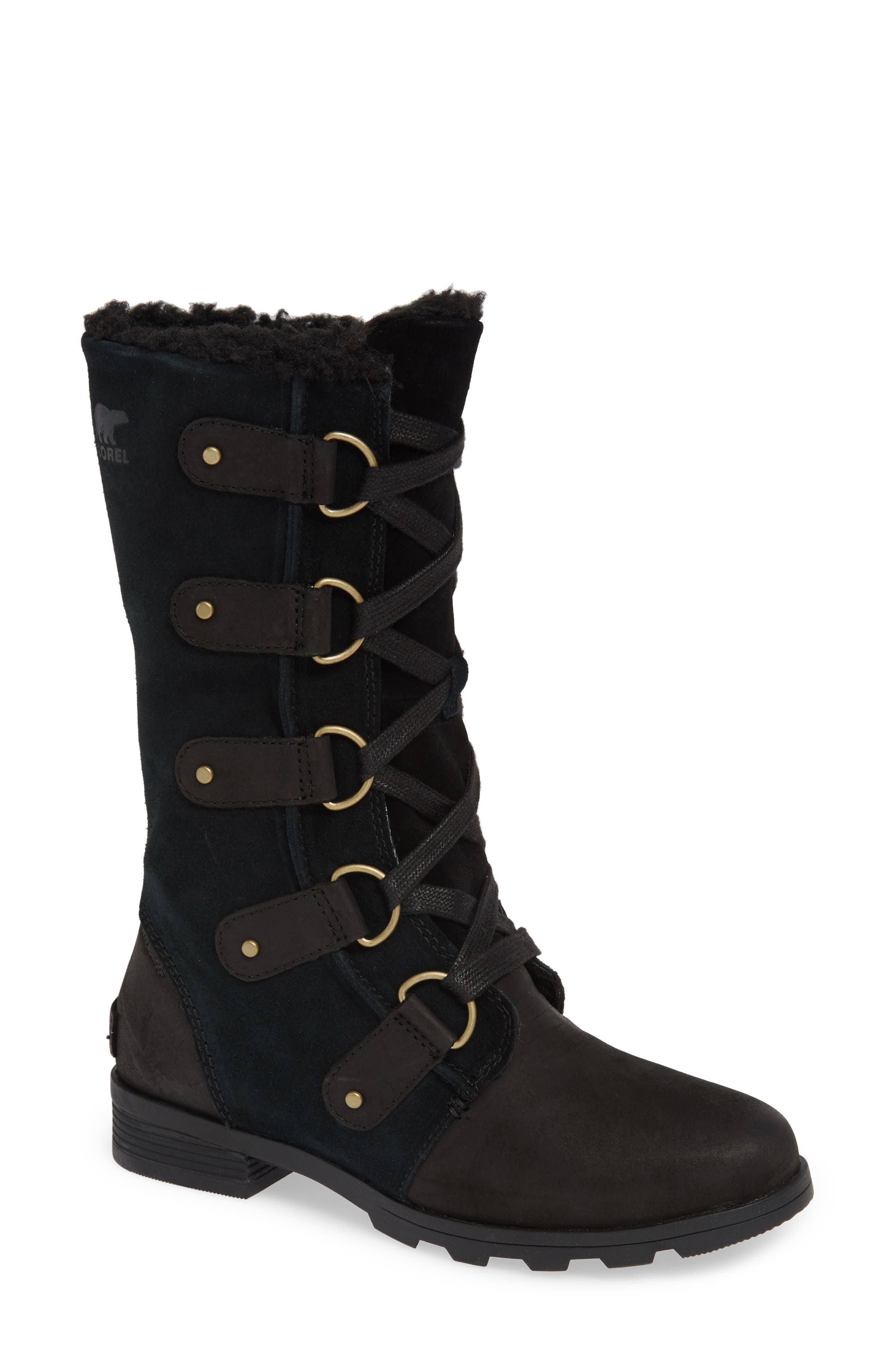 Sorel Emelie Waterproof Boot- Black