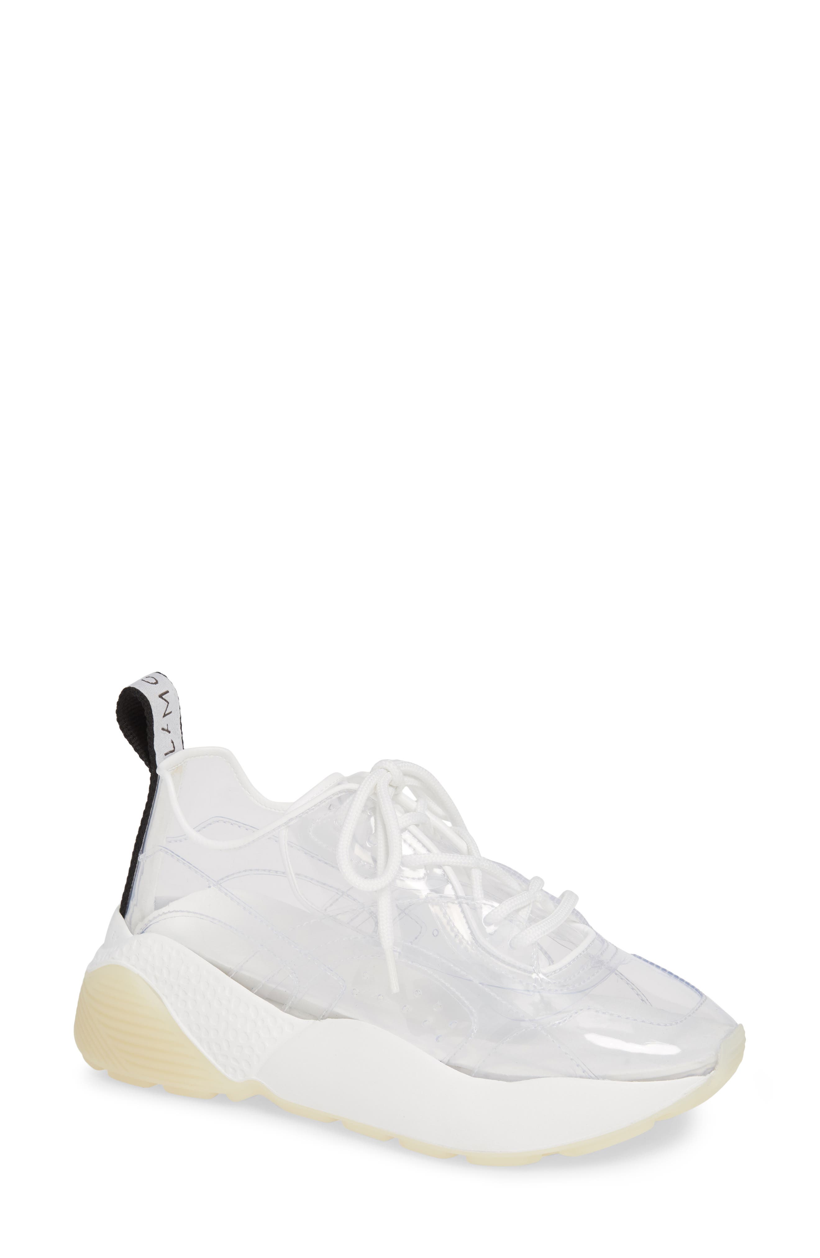 Stella Mccartney Eclypse Transparent Sneaker, White