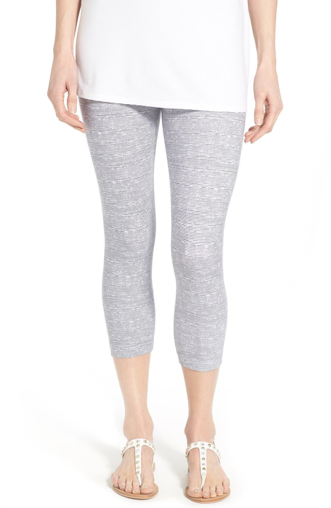 Lysse Control Top High Waist Capris, Black