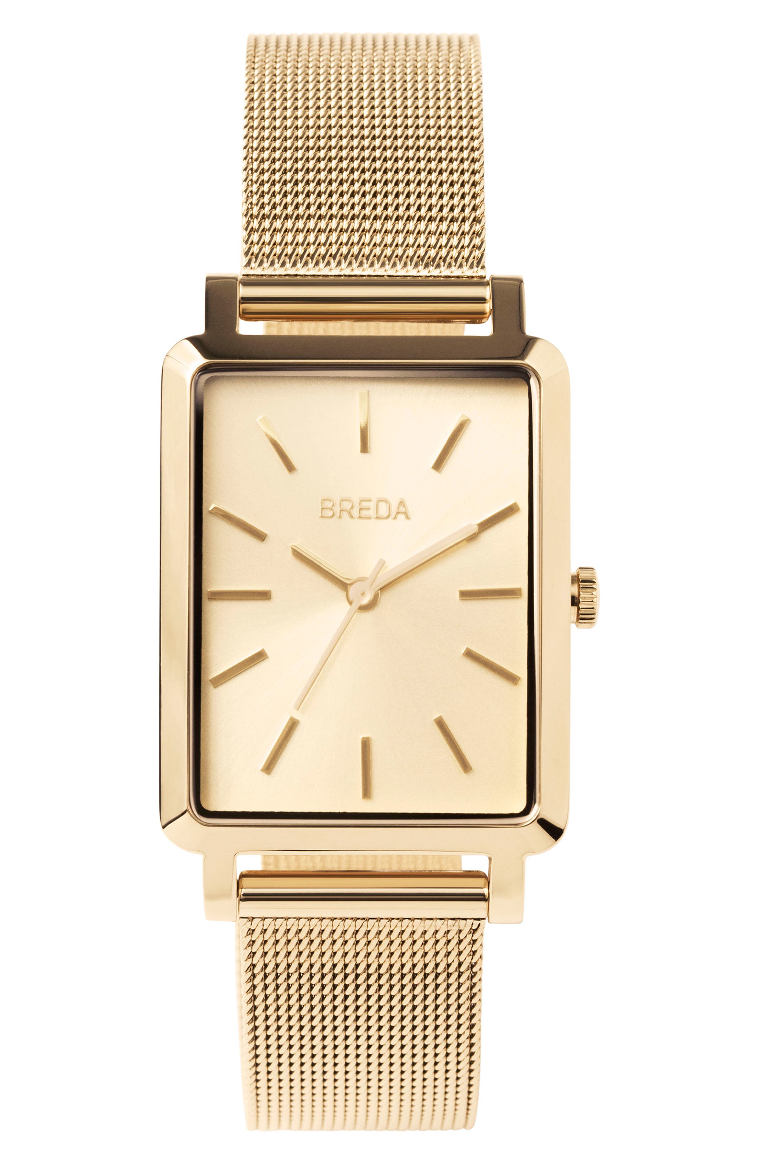 Breda Baer Mesh Strap Watch, 2m