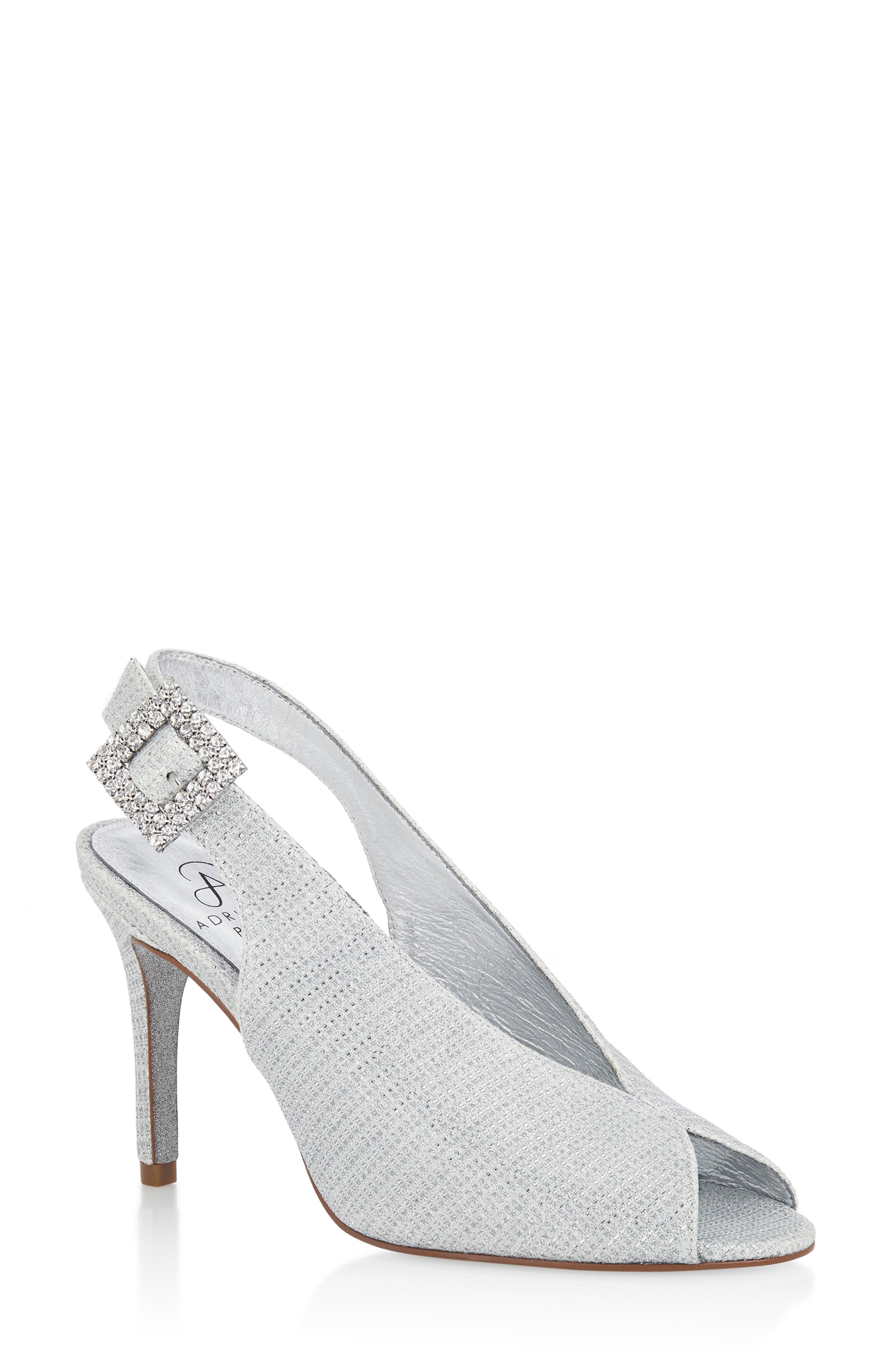 Adrianna Papell Fiora Slingback Pump- Metallic