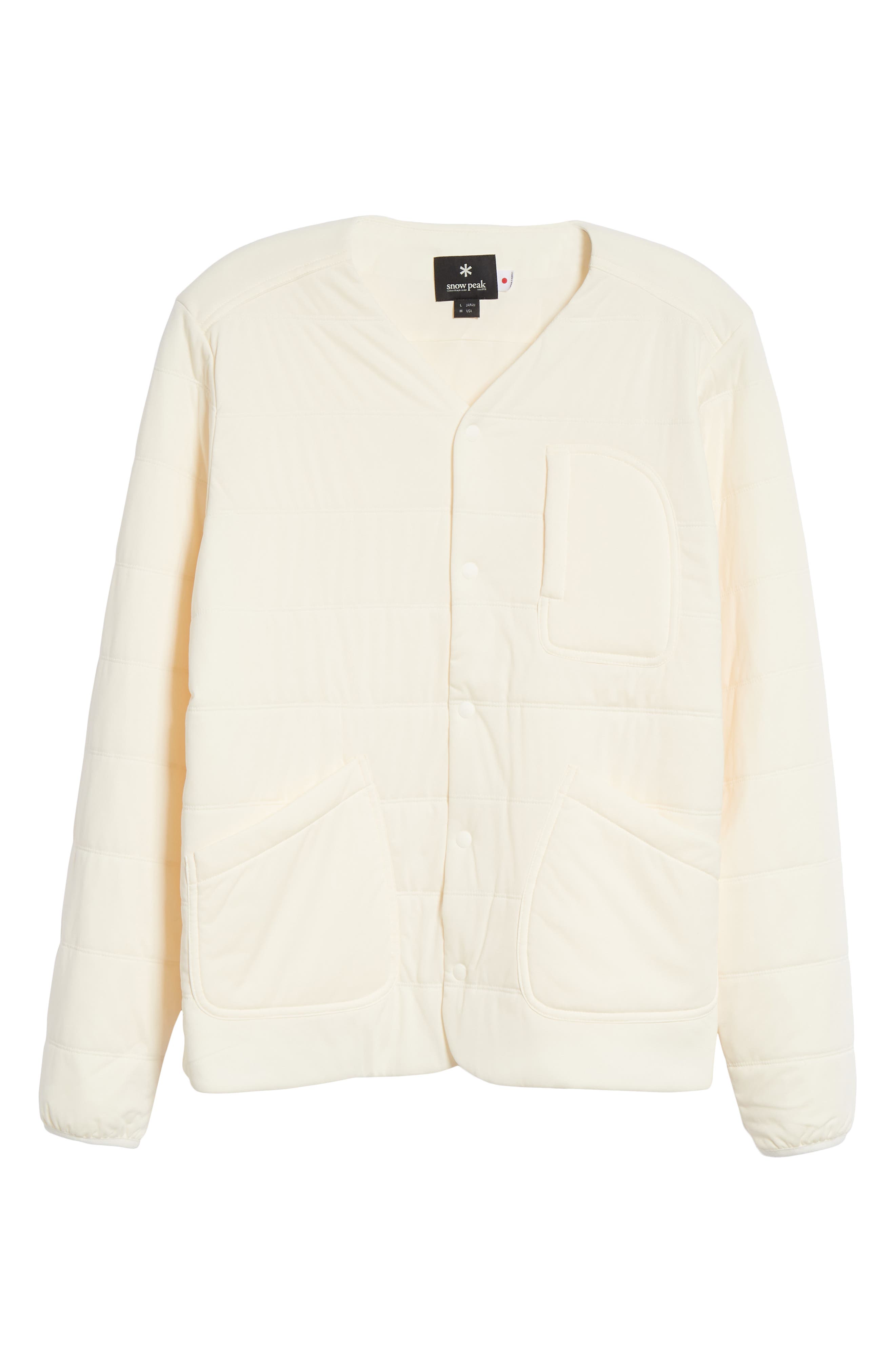 Snow Peak Flexible Insulated Cardigan, White
