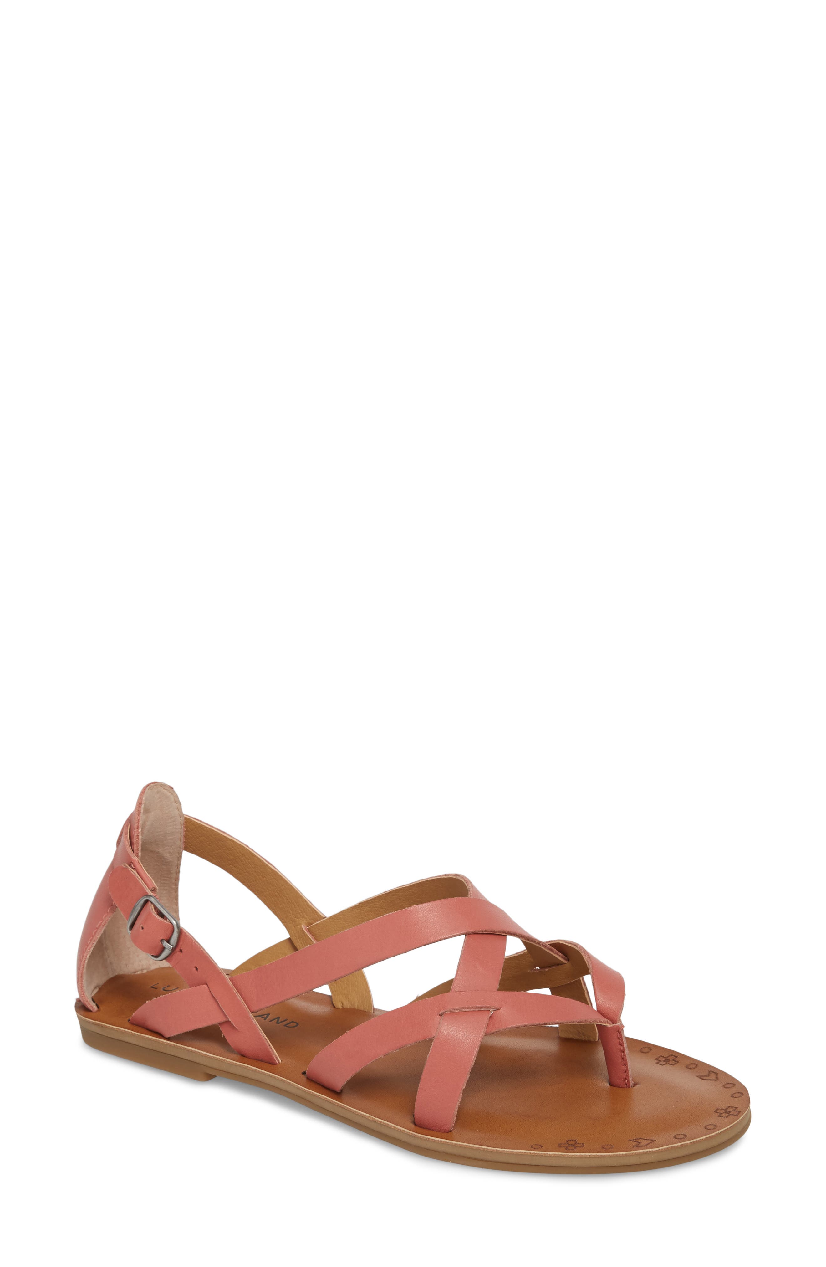 Lucky Brand Ainsley Flat Sandal- Pink