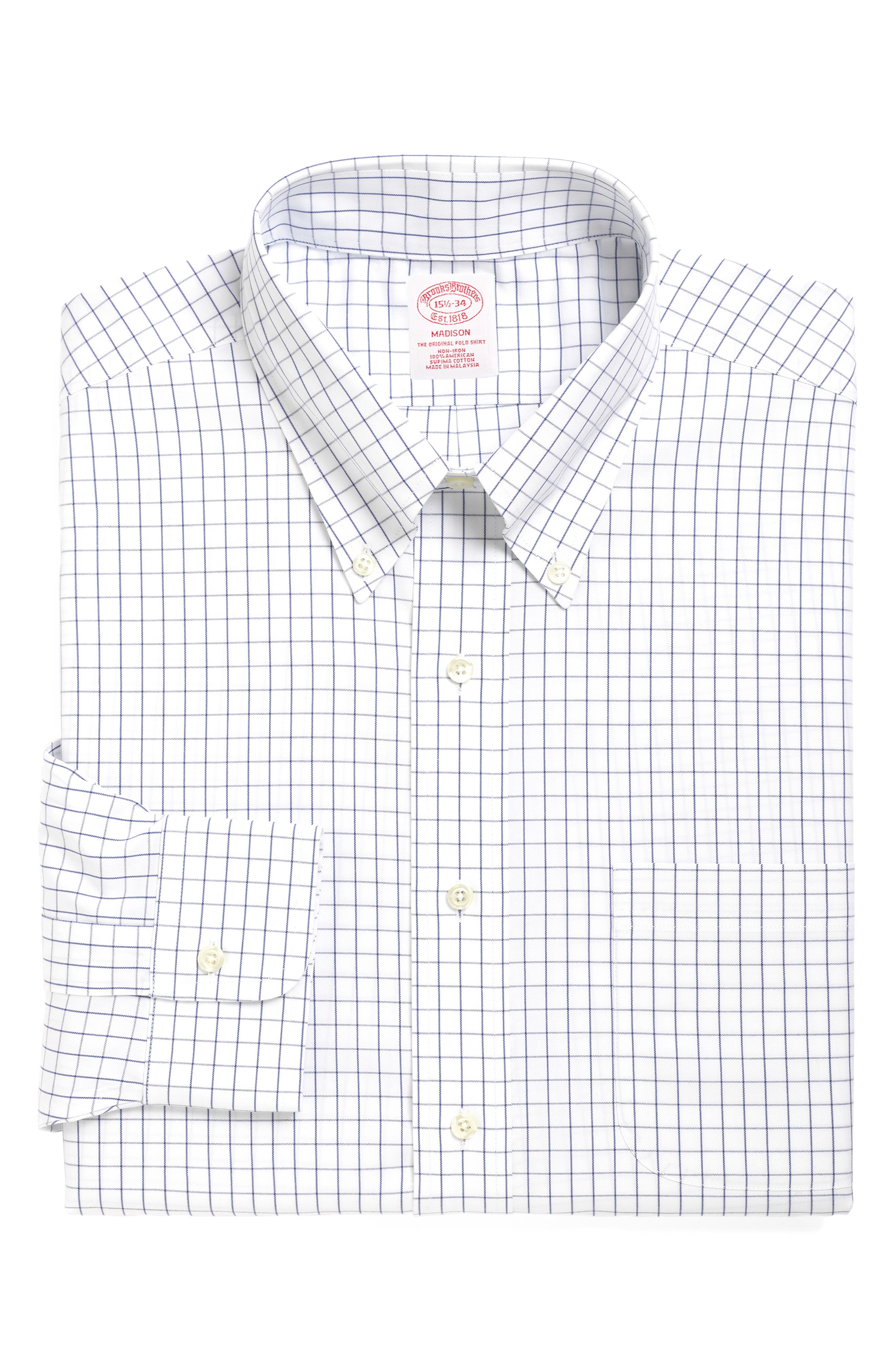 Brooks Brothers Classic Fit Check Dress Shirt (3 For $207)