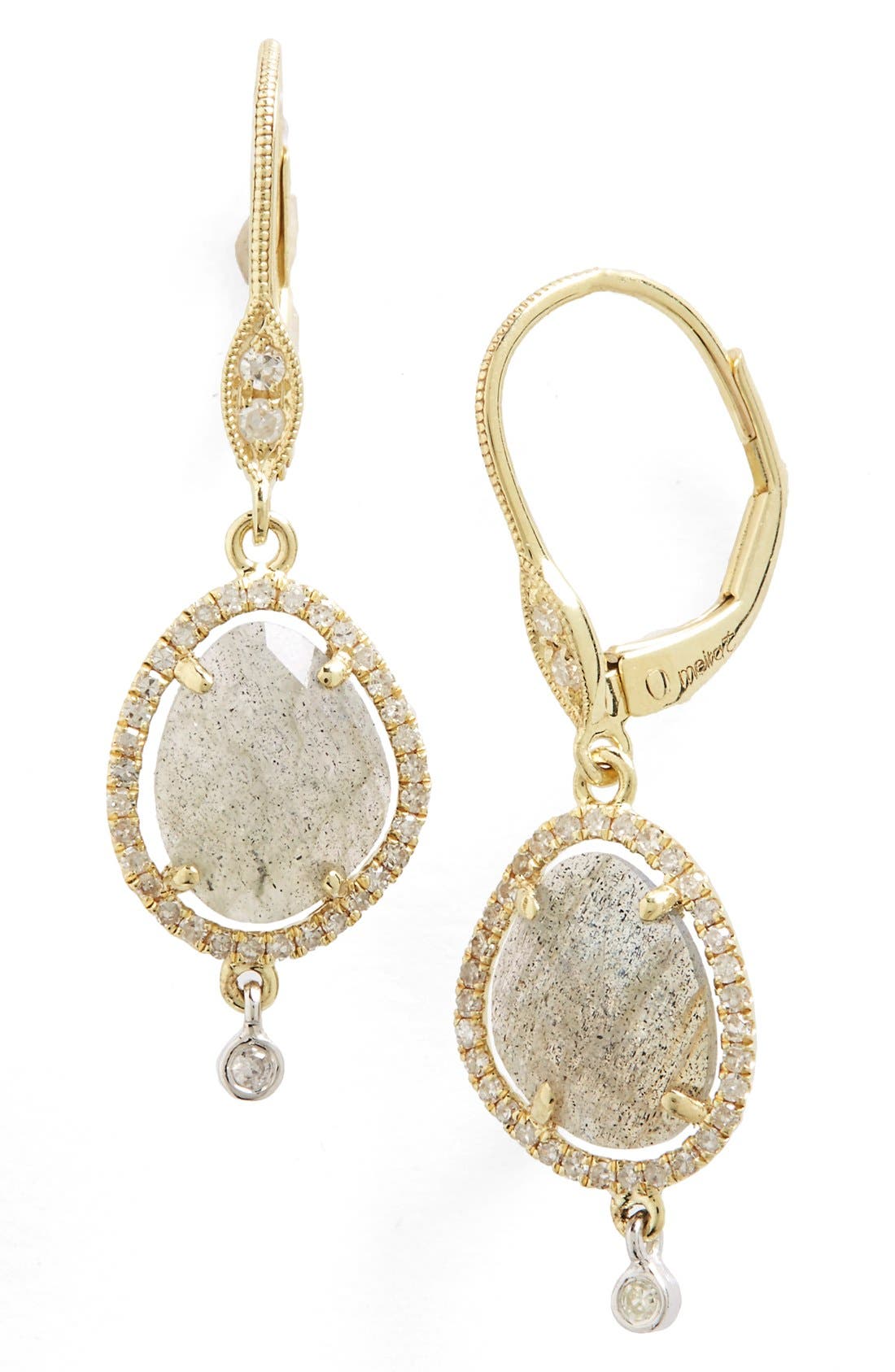 Meira T Diamond & Semiprecious Stone Drop Earrings Nordstrom