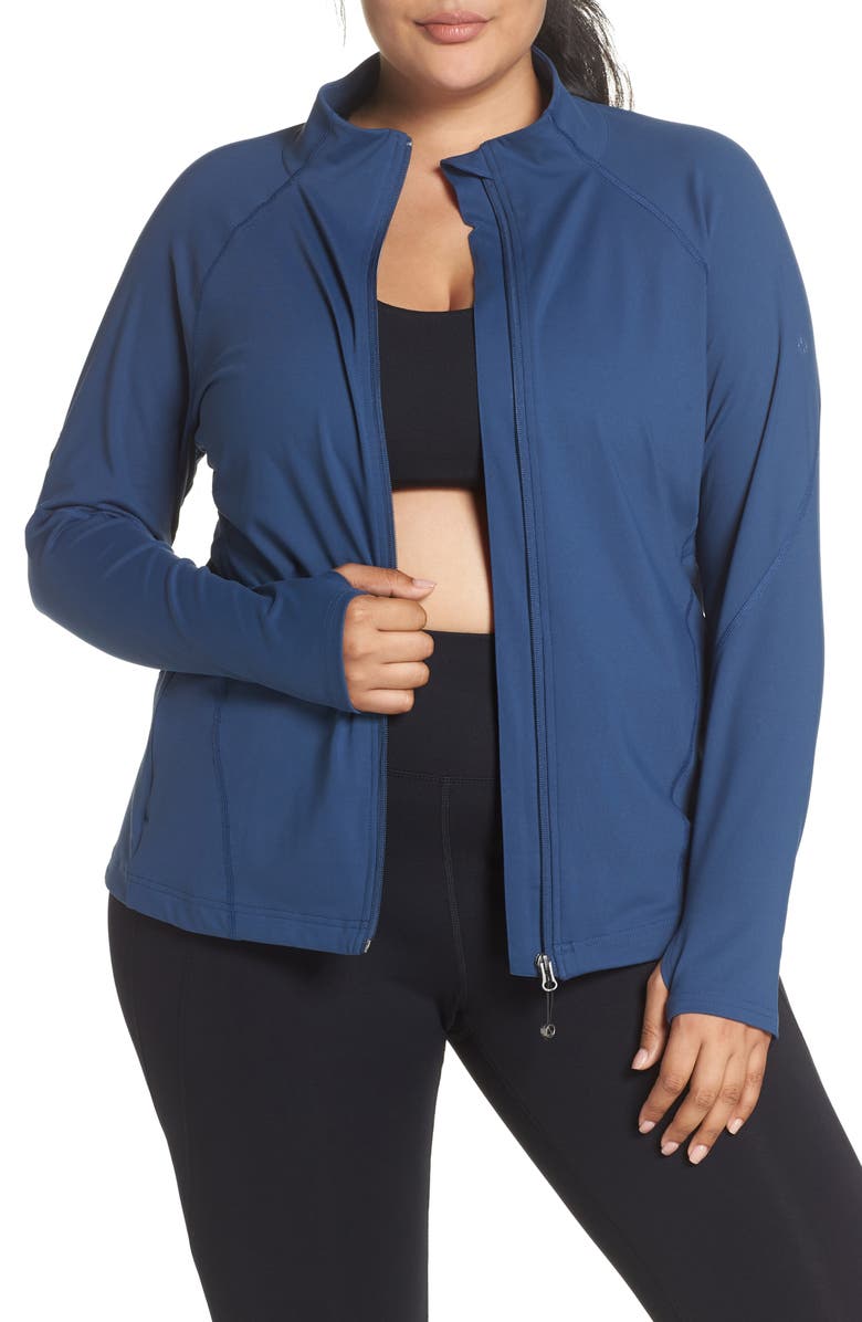 SHAPE ACTIVEWEAR Training Jacket, Main, color, INSIGNIA