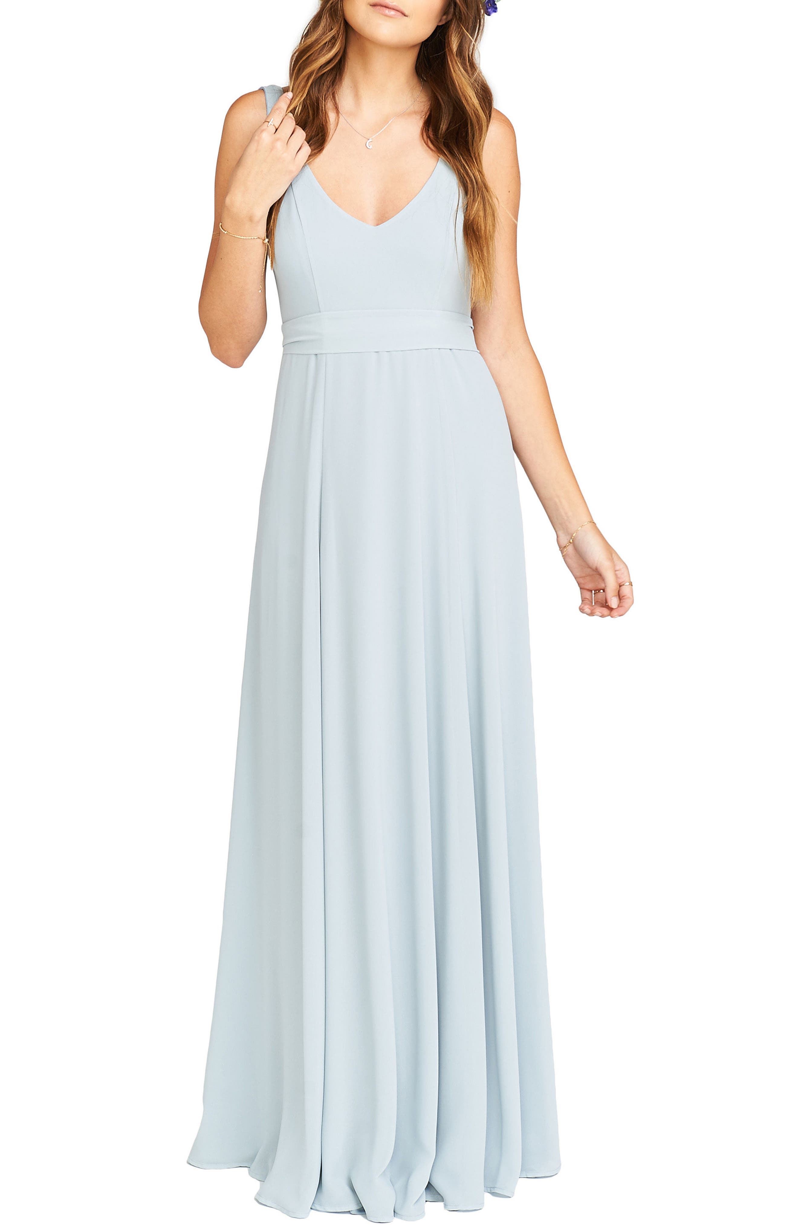 Show Me Your Mumu Jen Maxi Gown, Blue