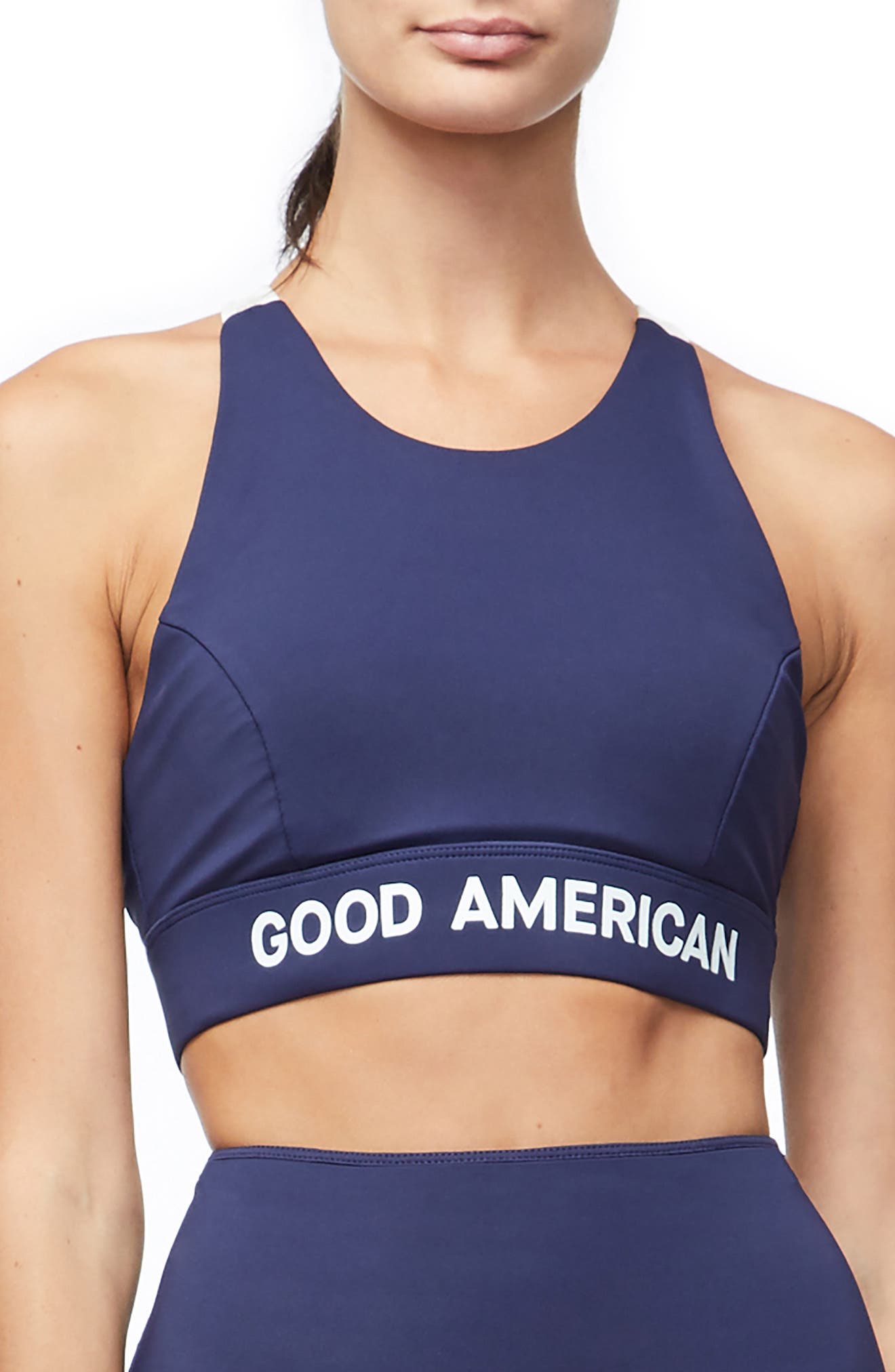 Plus Size Good American Reflective Sports Bra