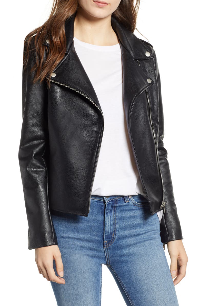 Bb Dakota Just Ride Faux Leather Jacket Nordstrom Just Ride Faux Leather Jacket
