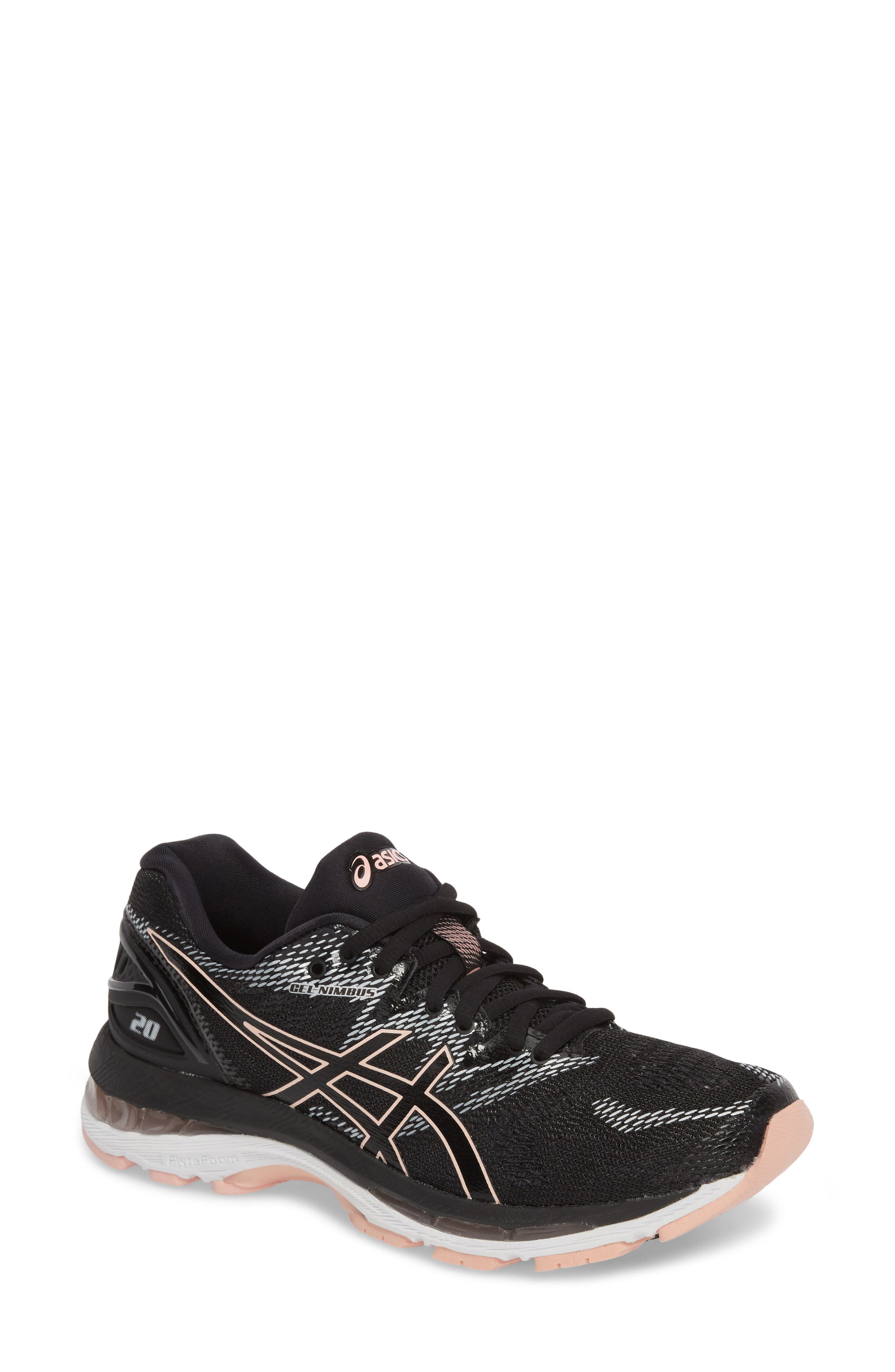 UPC 191497419762 product image for Women's Asics Gel-Nimbus 20 Running Shoe, Size 6 D - Black | upcitemdb.com