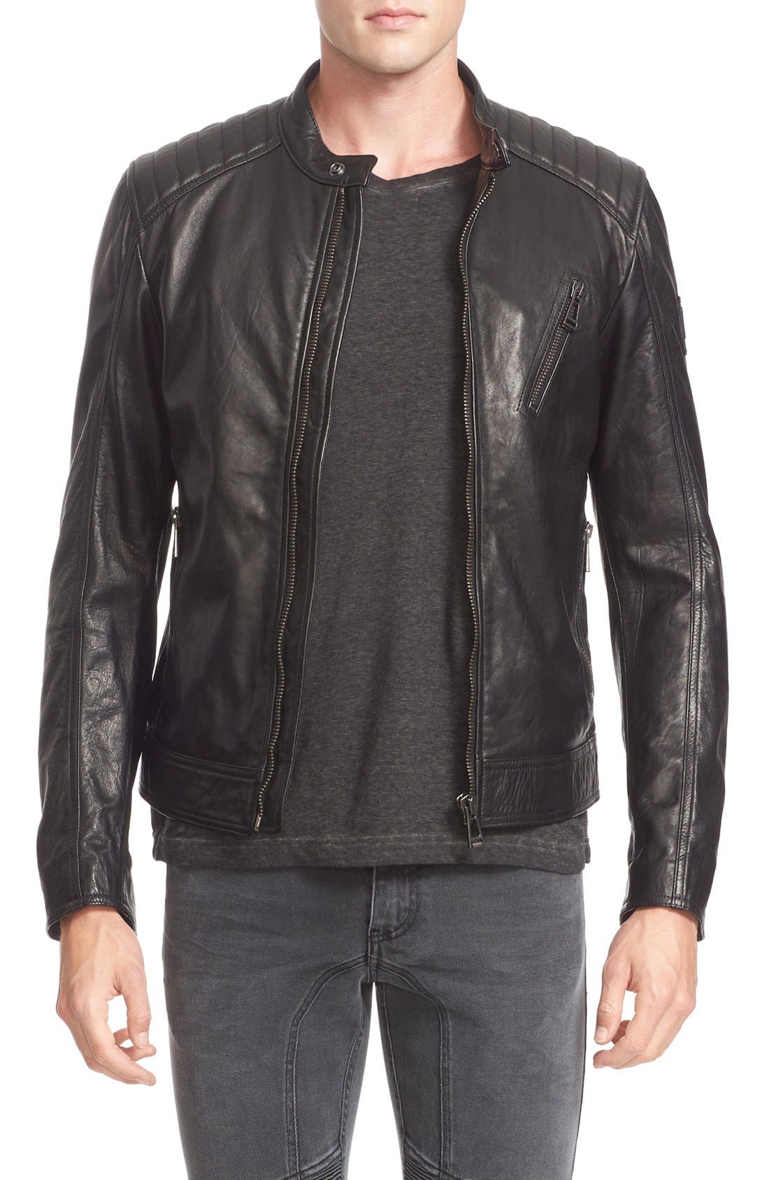 Belstaff V Racer Leather Jacket Nordstrom
