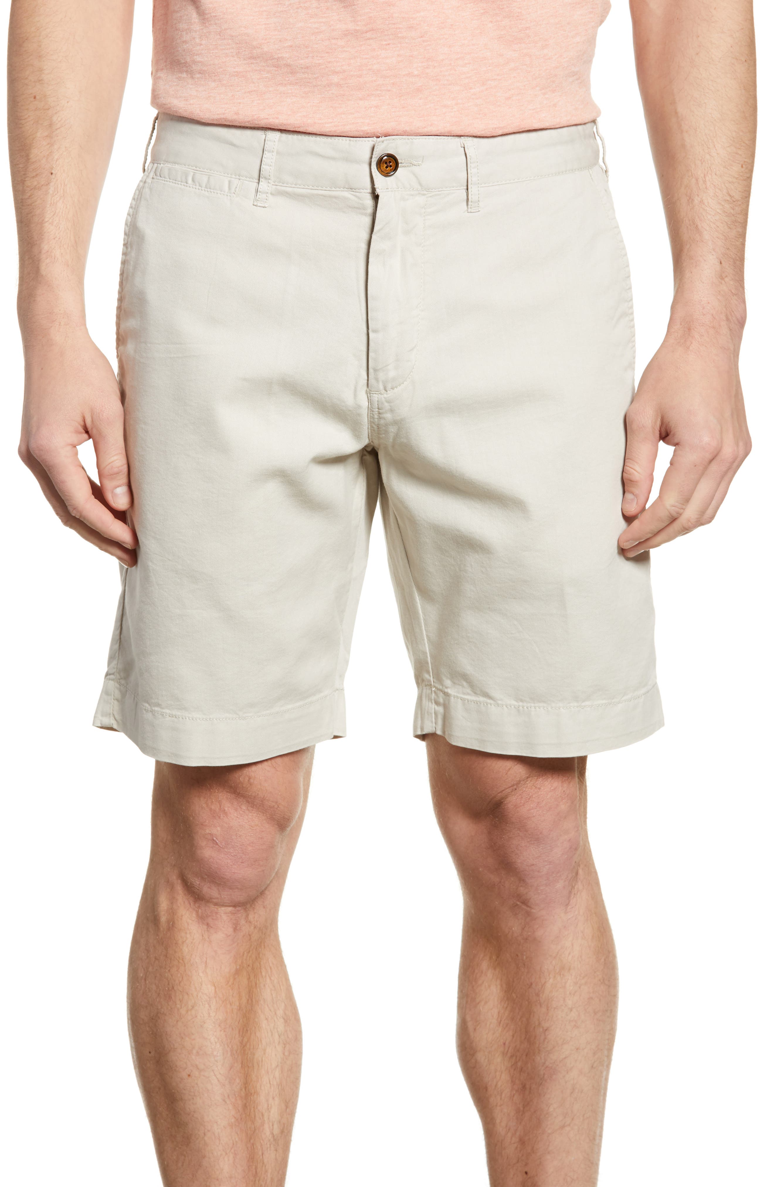 Faherty Harbor Regular Fit Shorts, Grey