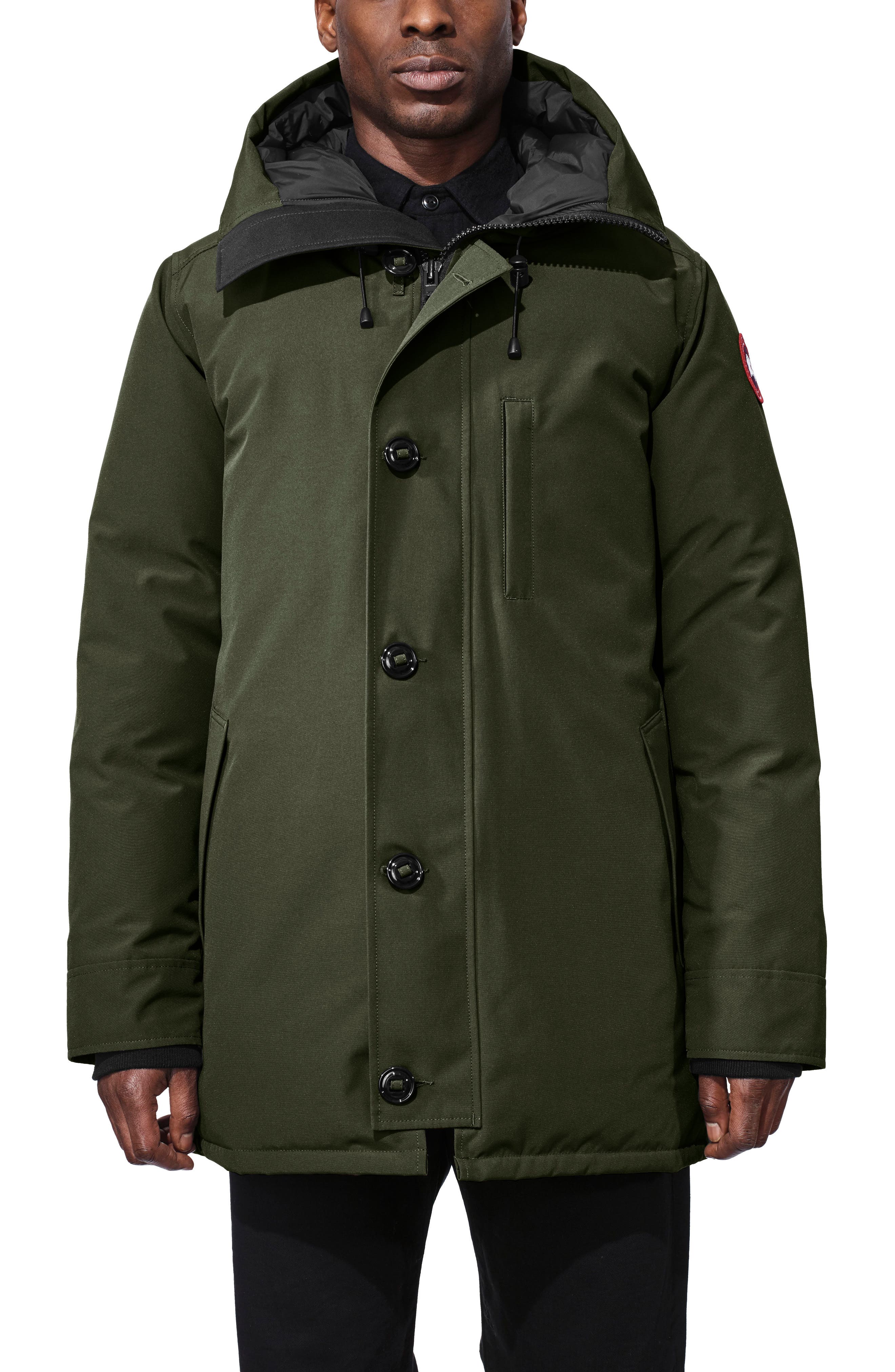 Canada Goose Chateau Slim Fit Down Parka, Green