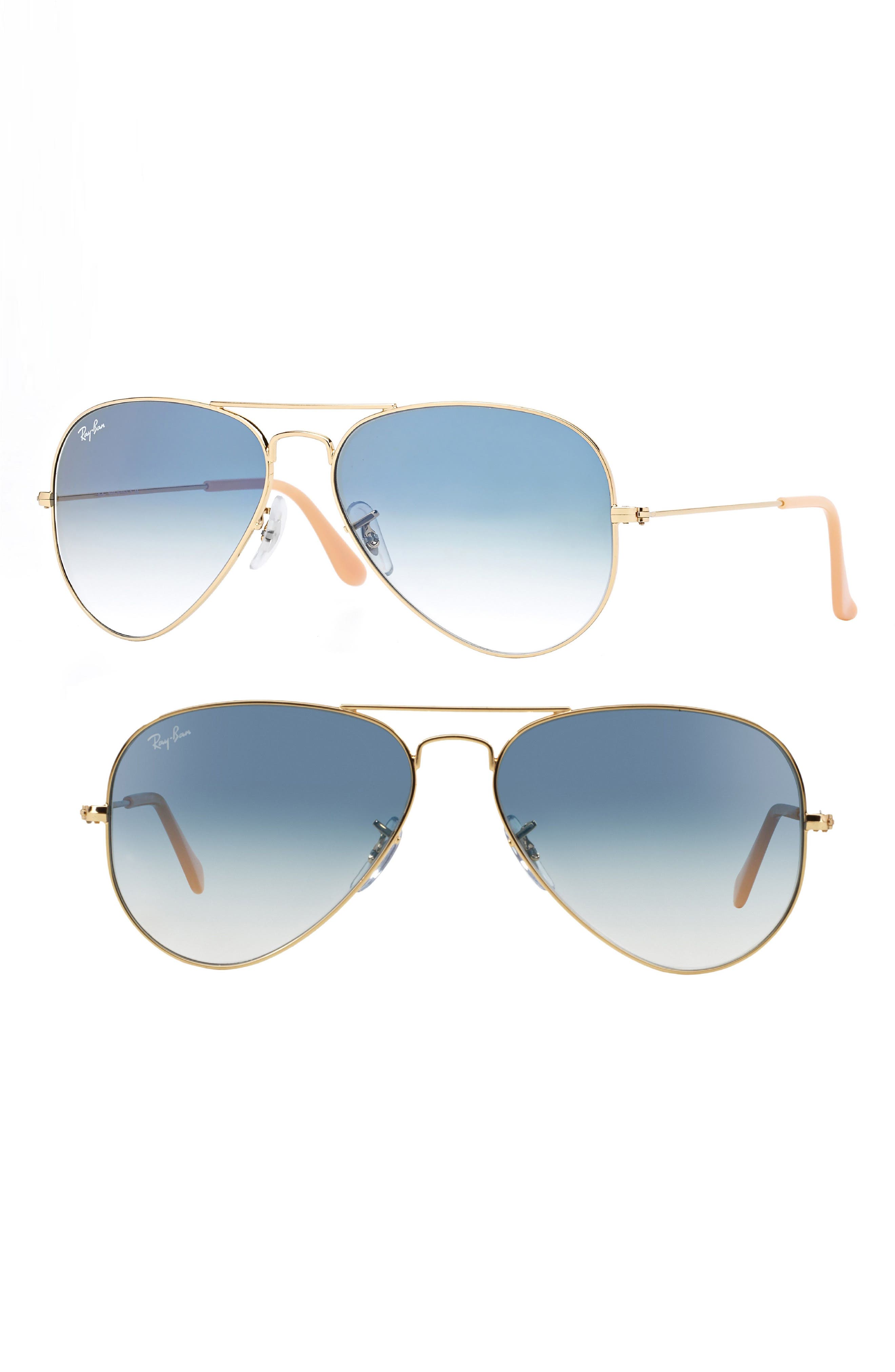 RayBan Small Original 55mm Aviator Sunglasses Nordstrom