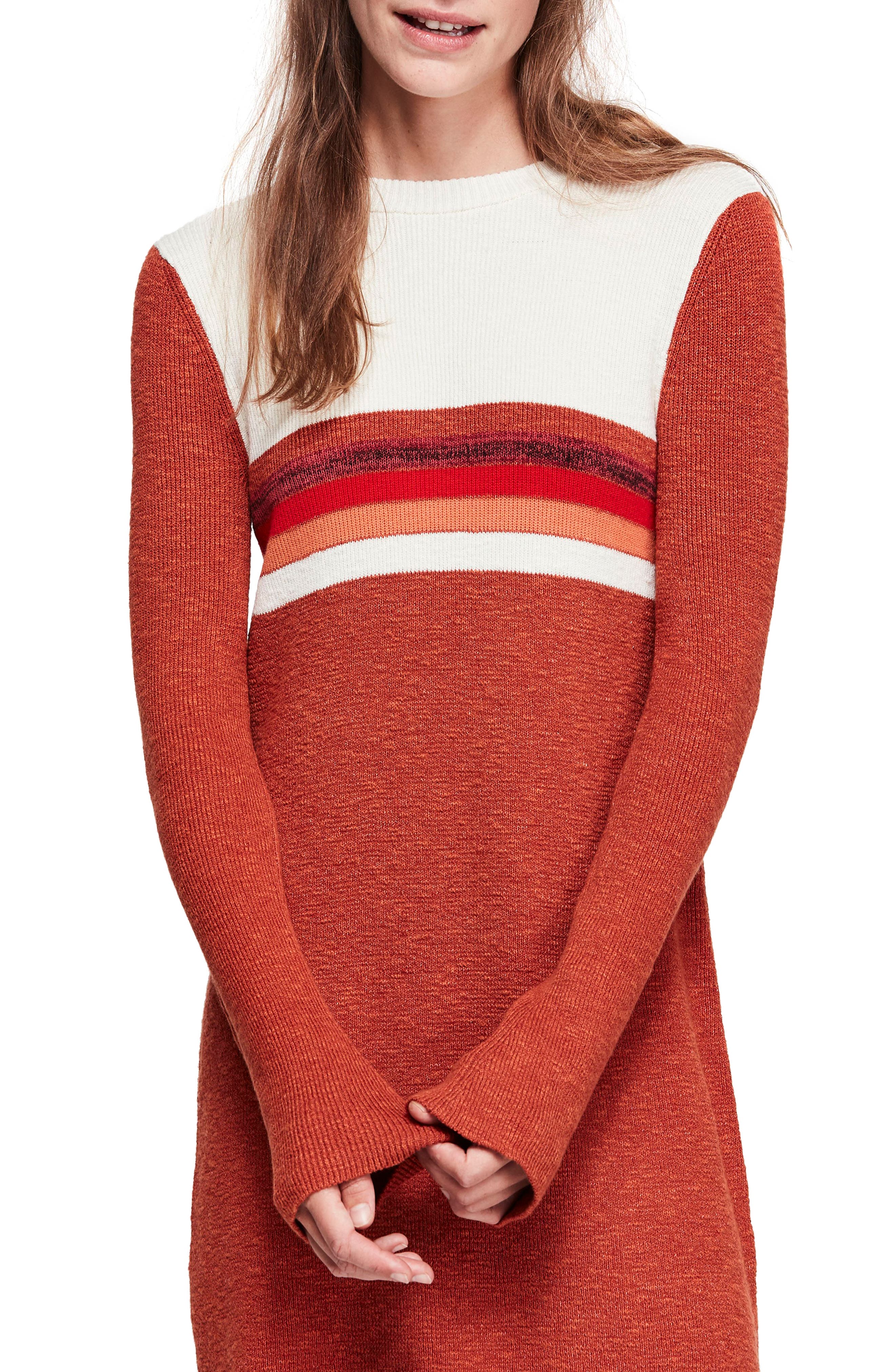 UPC 190380716520 - Women's Free People Colorblock Sweater Dress, Size ...