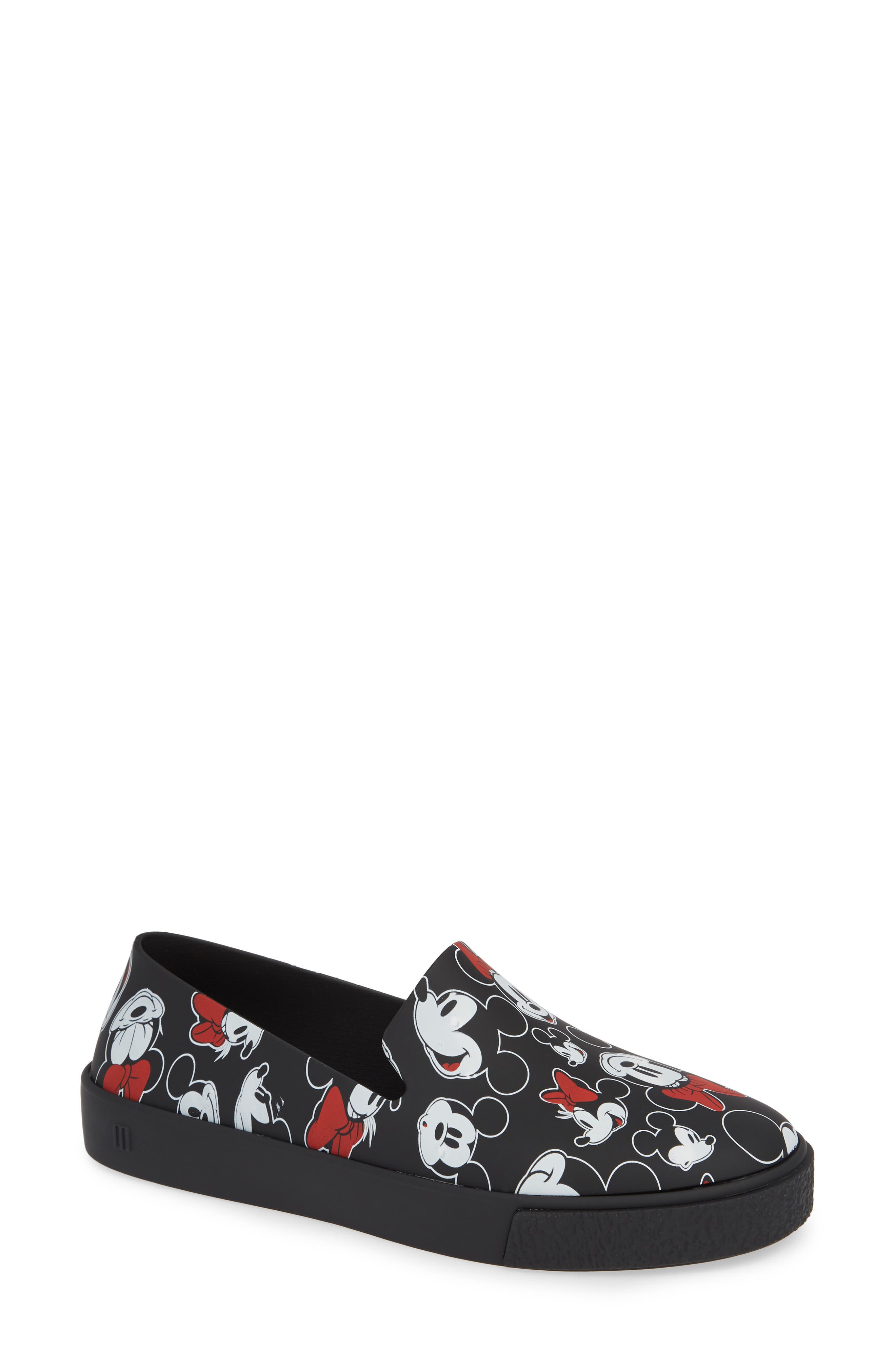 Melissa Ground Mickey Mouse Slip-On Sneaker