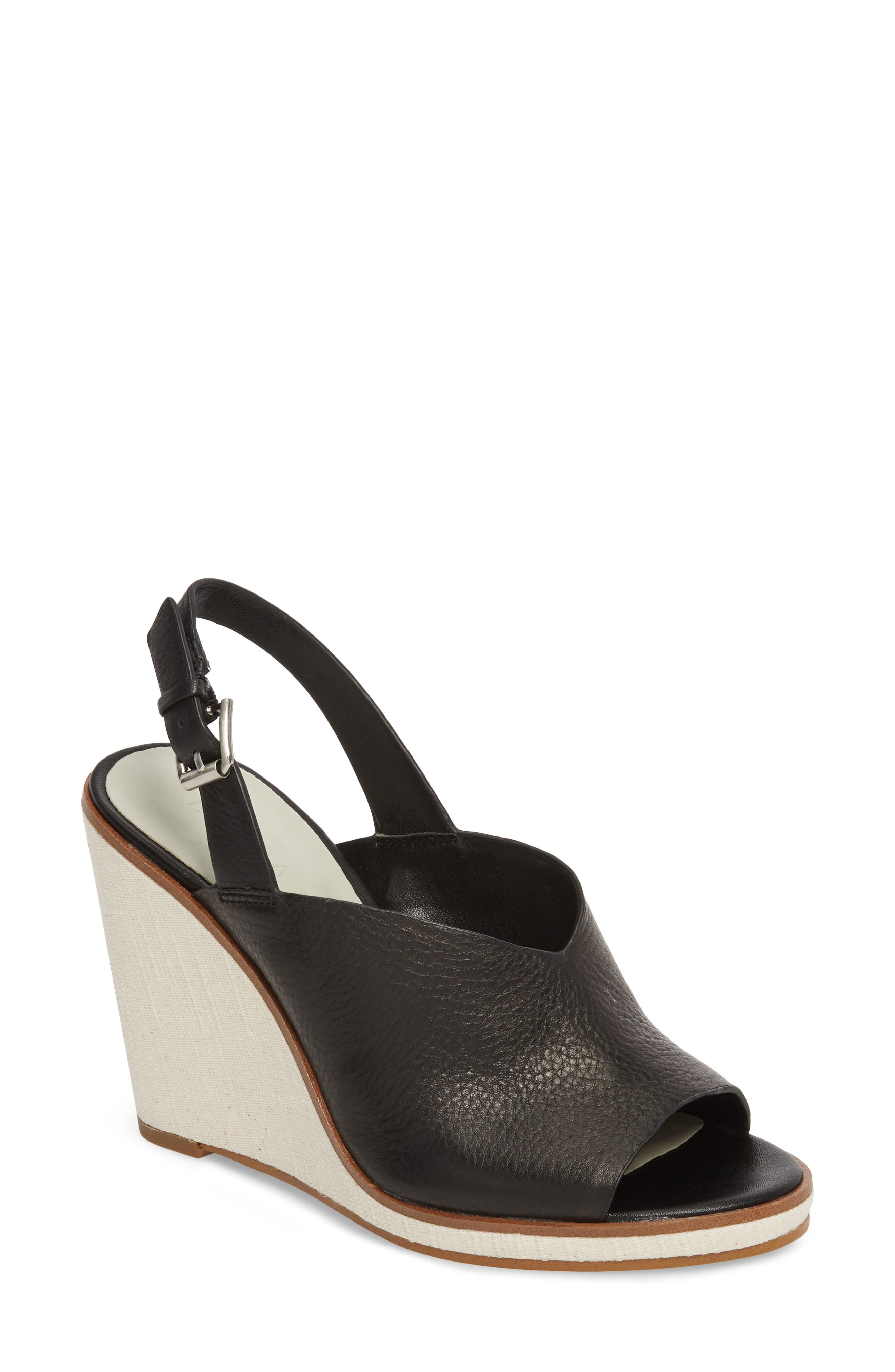 1.state Genna Wedge Sandal, Black