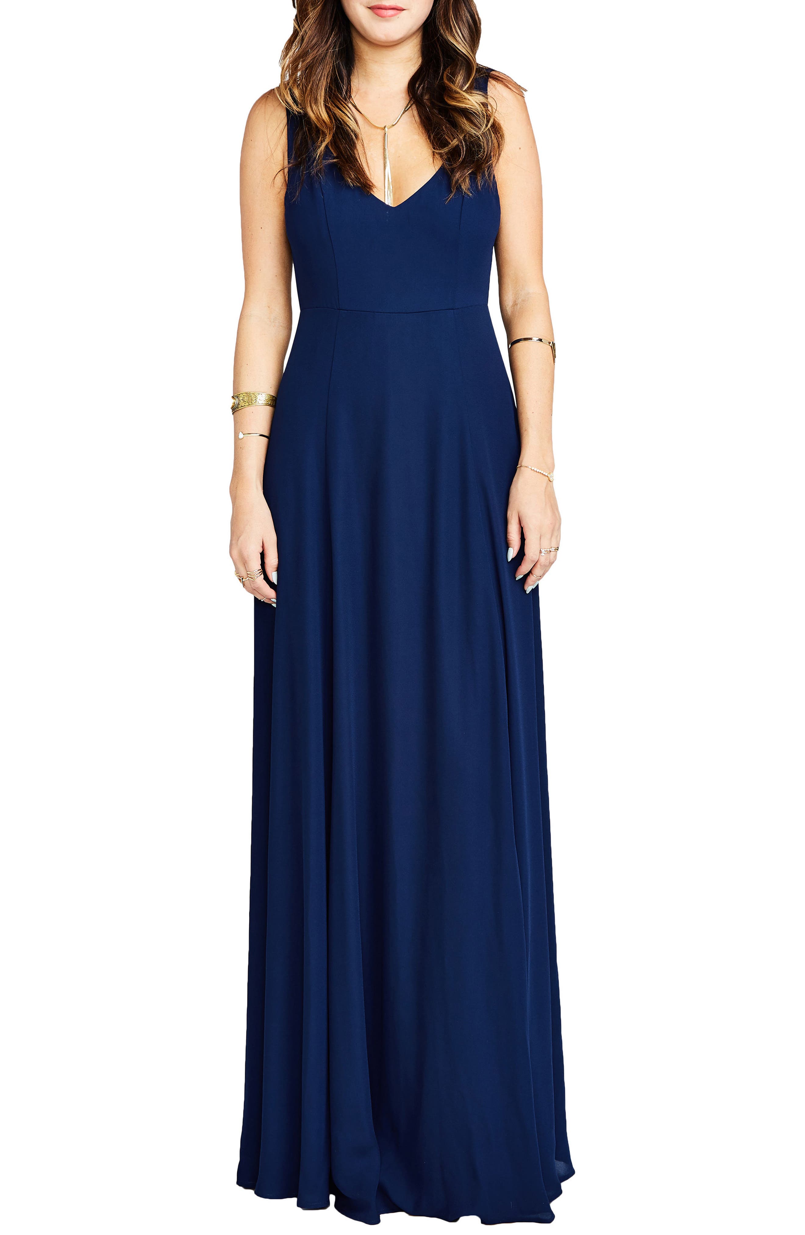 Show Me Your Mumu Jen Maxi Gown, Blue
