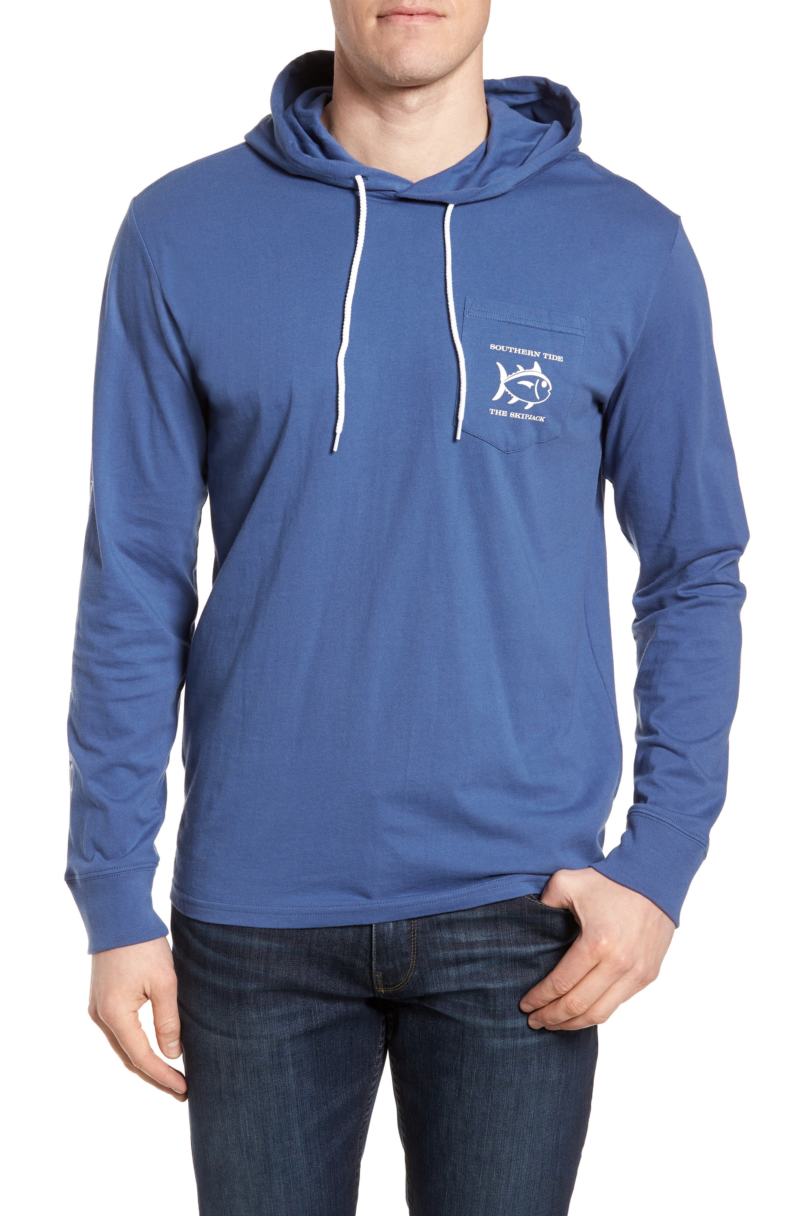 Southern Tide Diamond Logo Hoodie, Blue
