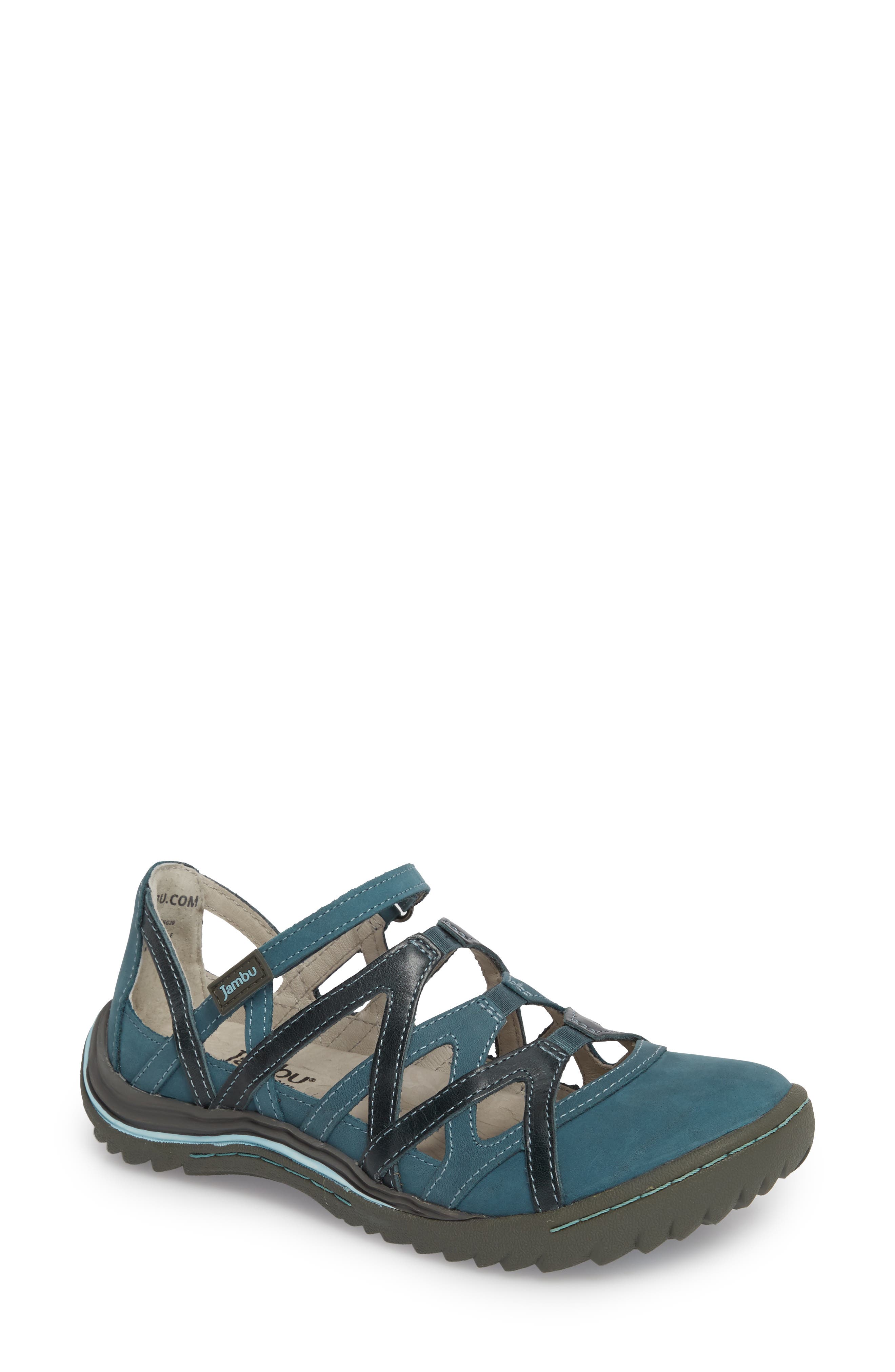 Jambu Tangerine Gladiator Sport Sandal- Blue/green