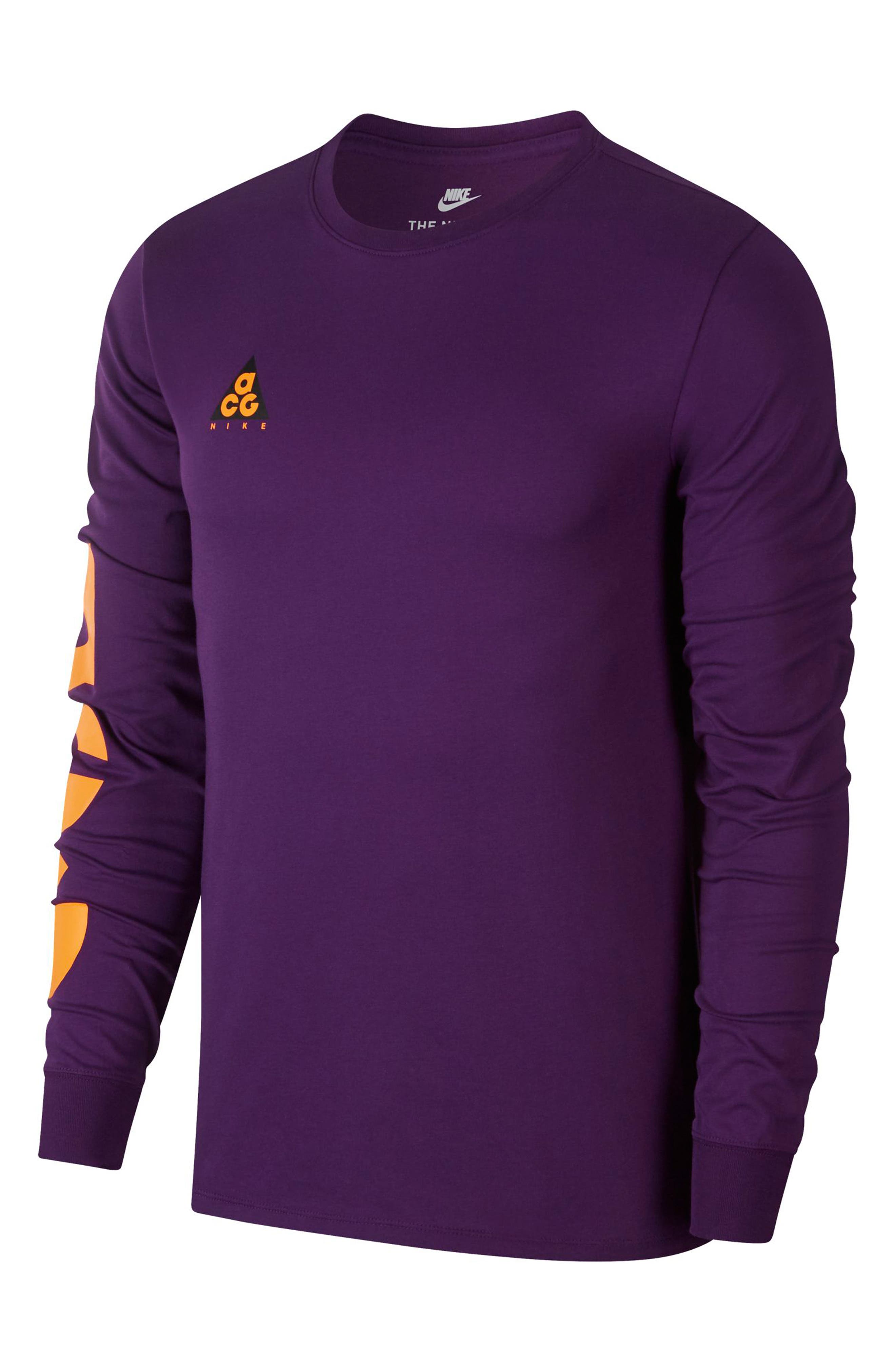 Nike Nsw Acg Graphic T-Shirt, Purple