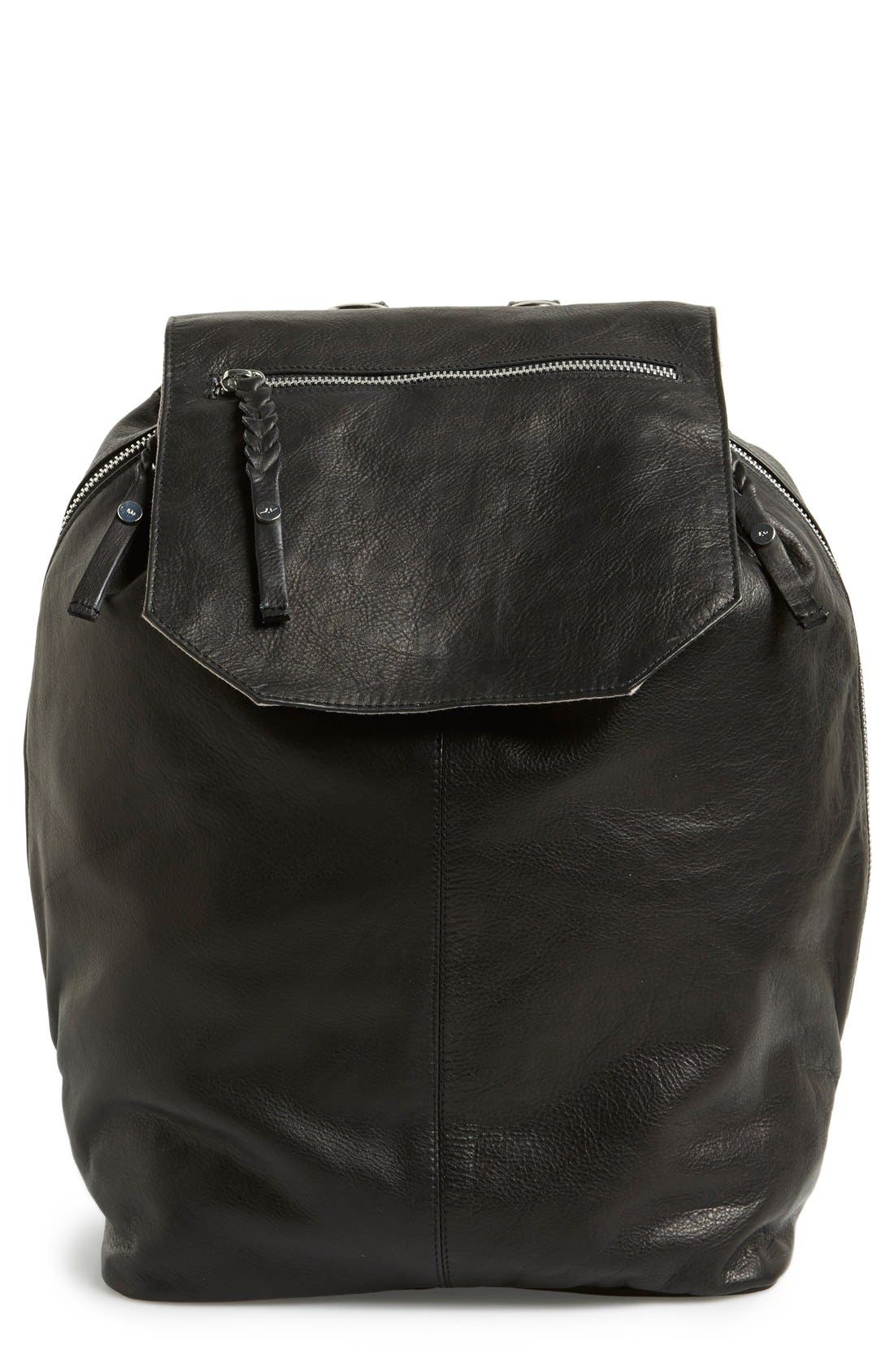 DAY & MOOD 'Fleur' Leather Backpack Nordstrom