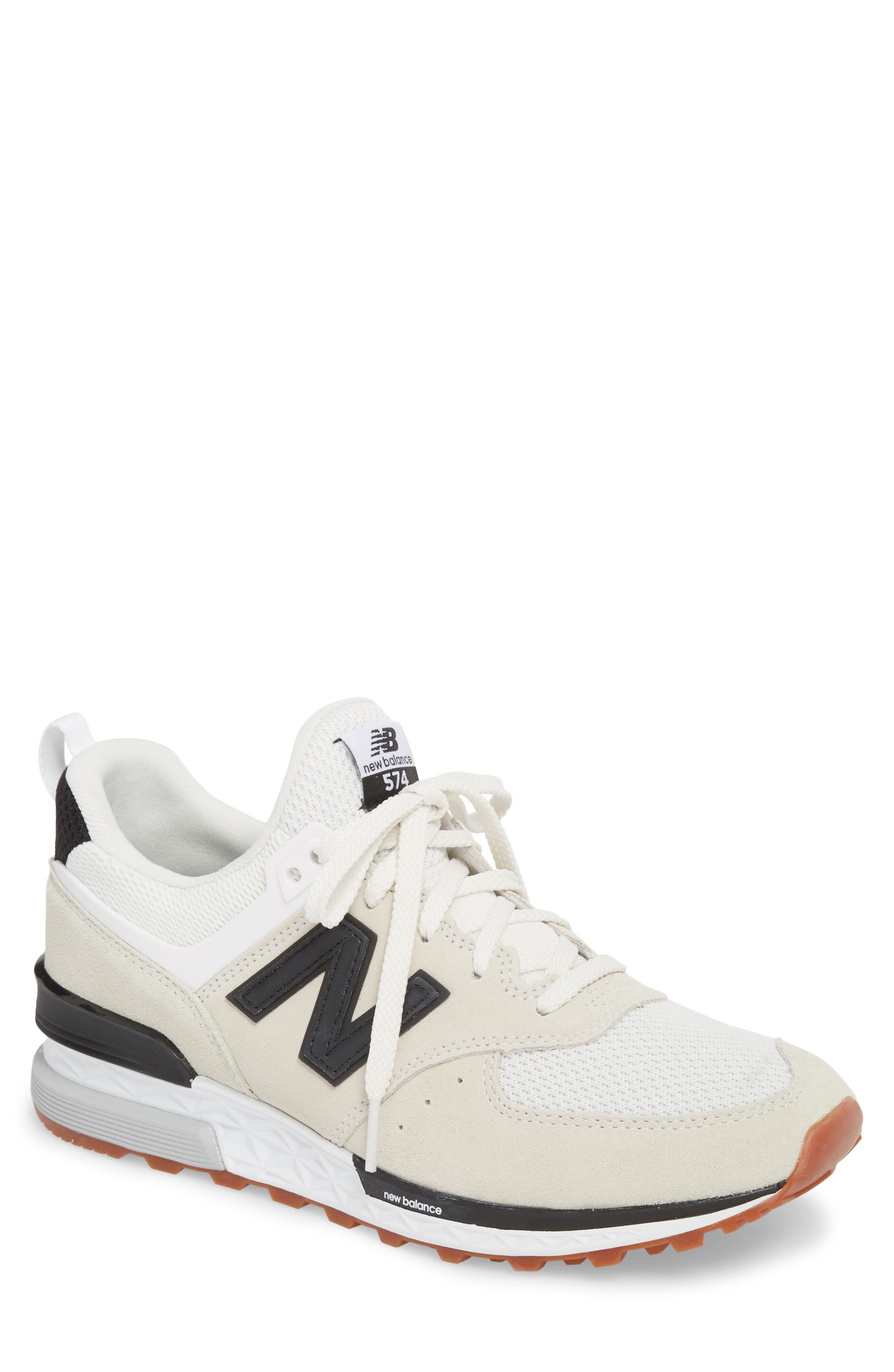 UPC 798248397203 product image for Men's New Balance 574 Sport Sneaker, Size 9 D - Beige | upcitemdb.com