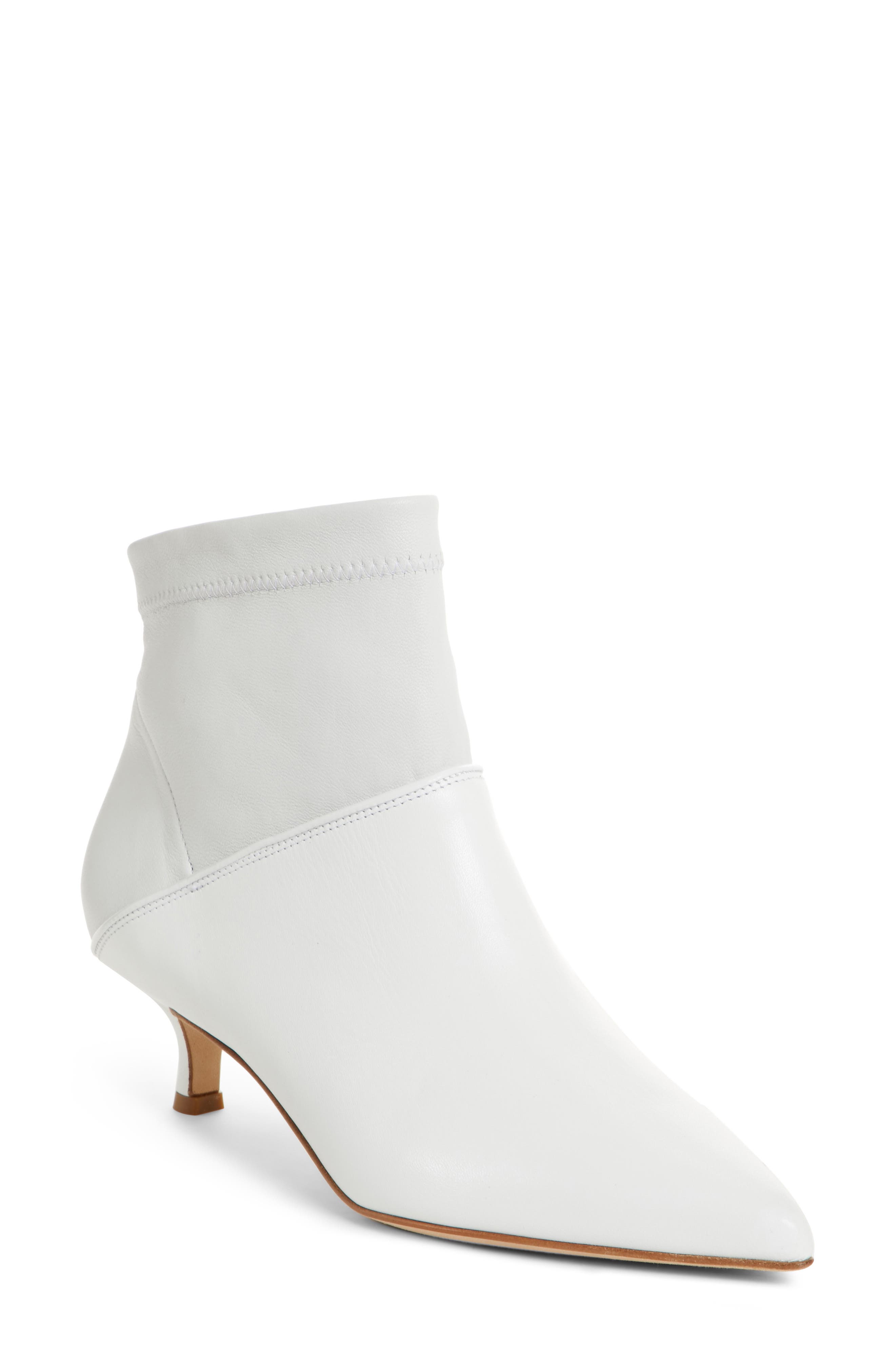 Tibi Jean Bootie - White