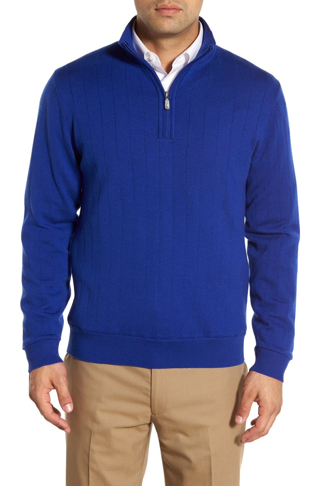 Bobby Jones Windproof Merino Wool Quarter Zip Sweater Nordstrom
