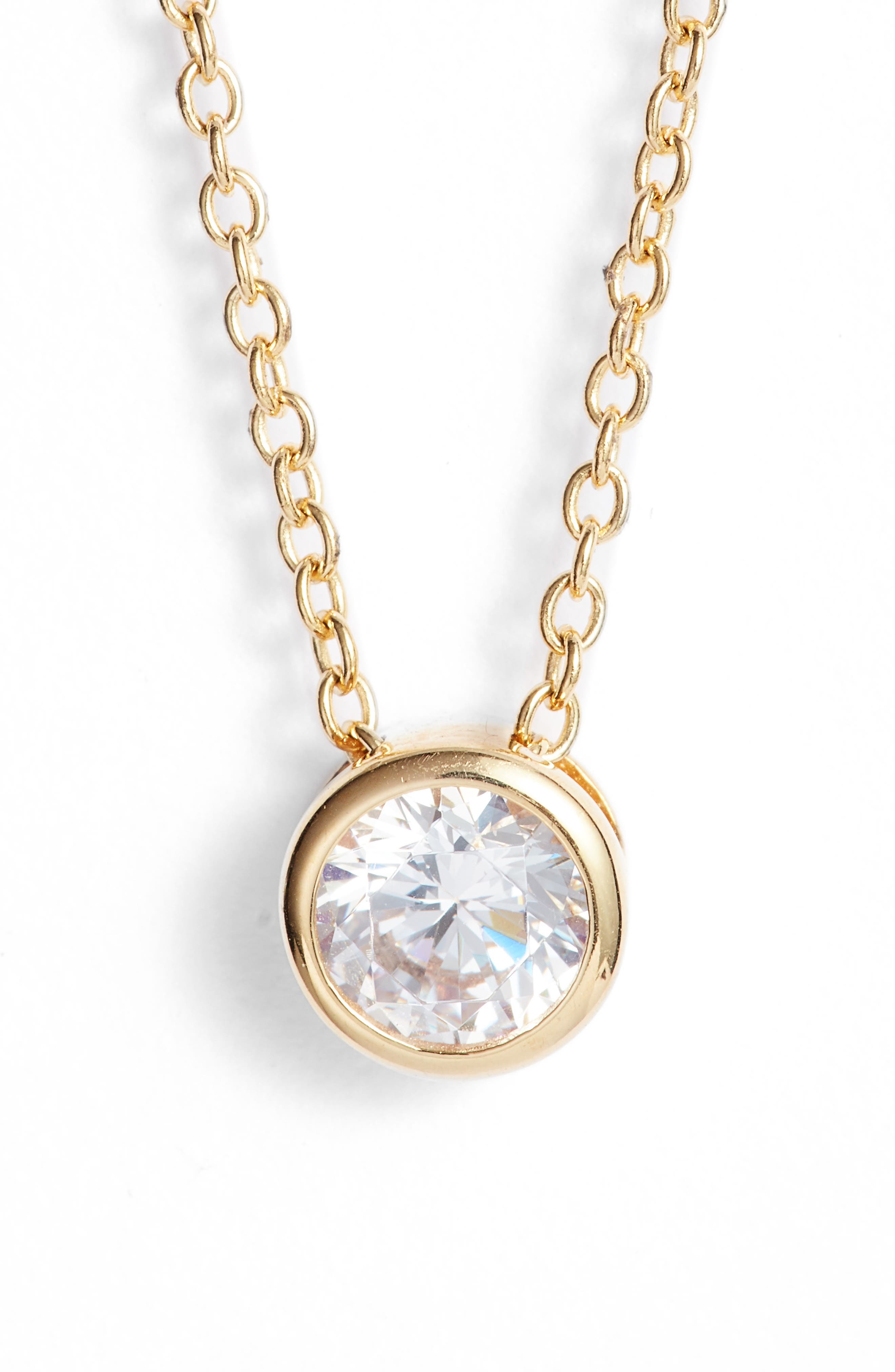 Nordstrom 0.5 Ct Tw Cubic Zirconia Pendant Necklace | Nordstrom