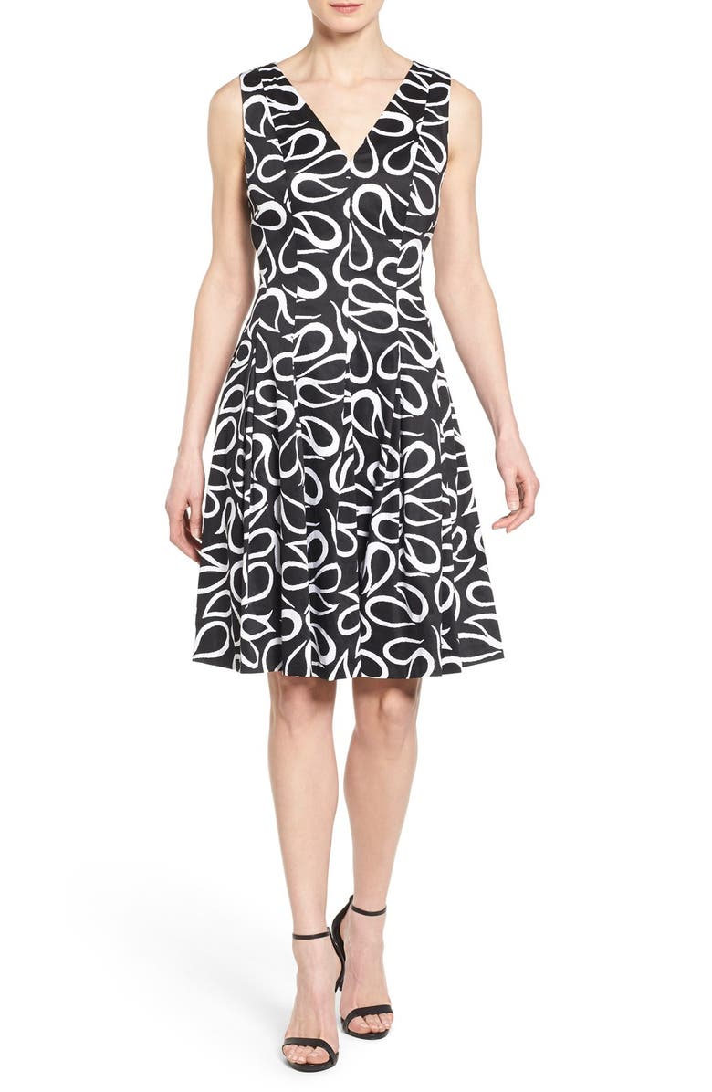 Anne Klein Paisley Print Fit & Flare Dress | Nordstrom