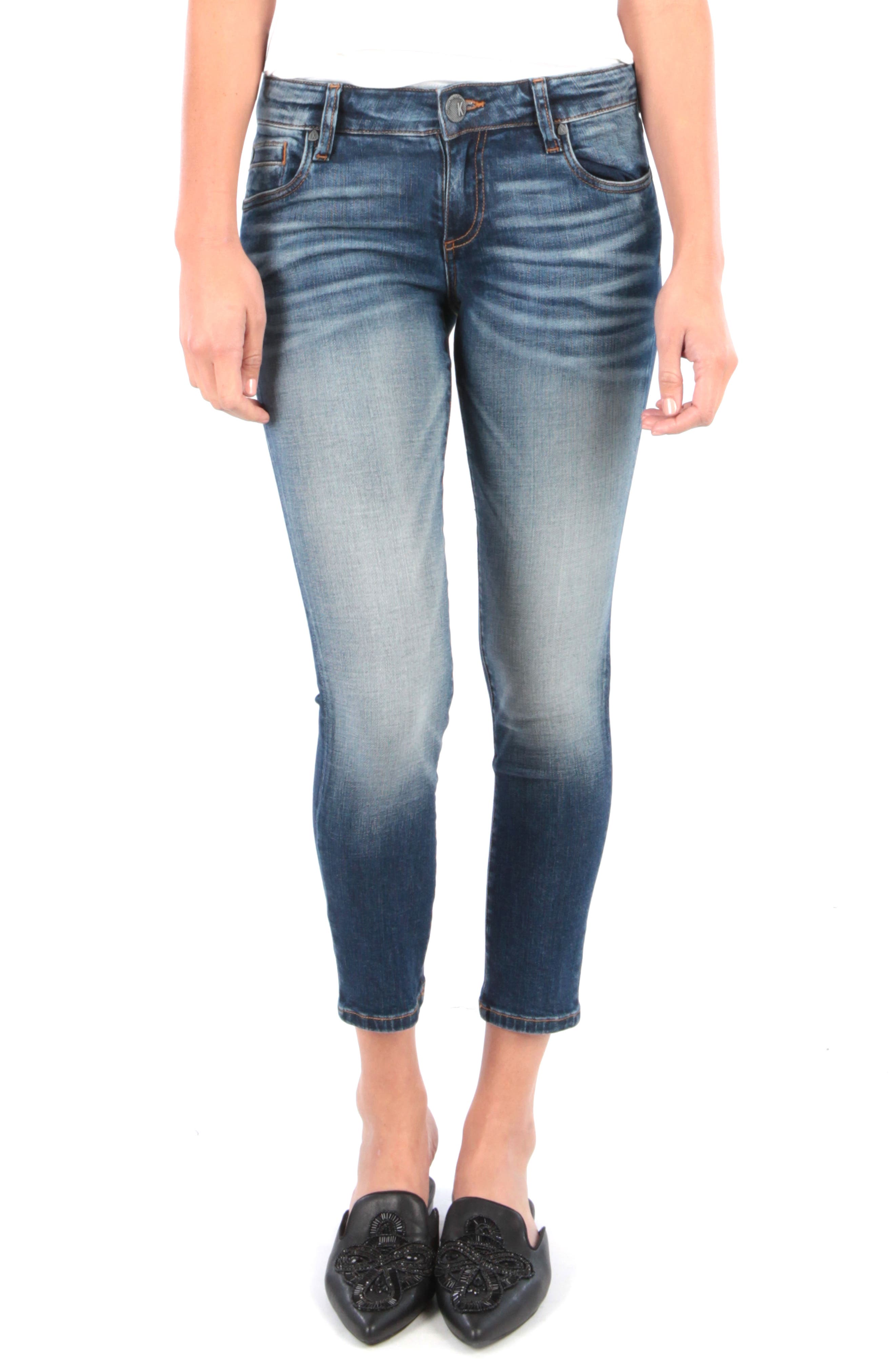 Kut From The Kloth Catherine Ankle Straight Leg Jeans, Blue