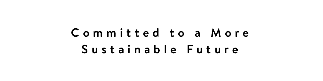 Committed to a More Sustainable Future