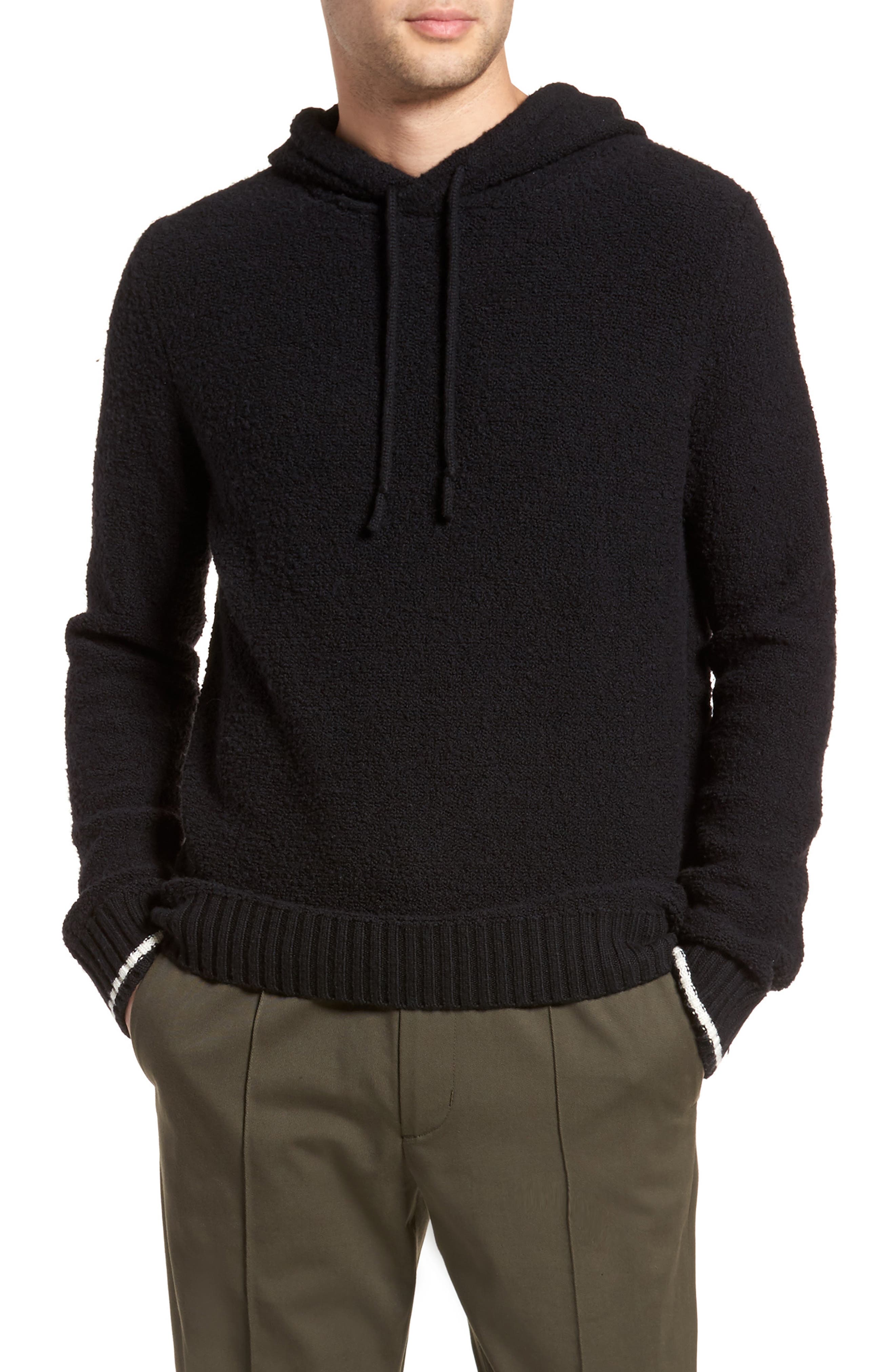 Vince Wool Fleece Pullover Hoodie Nordstrom
