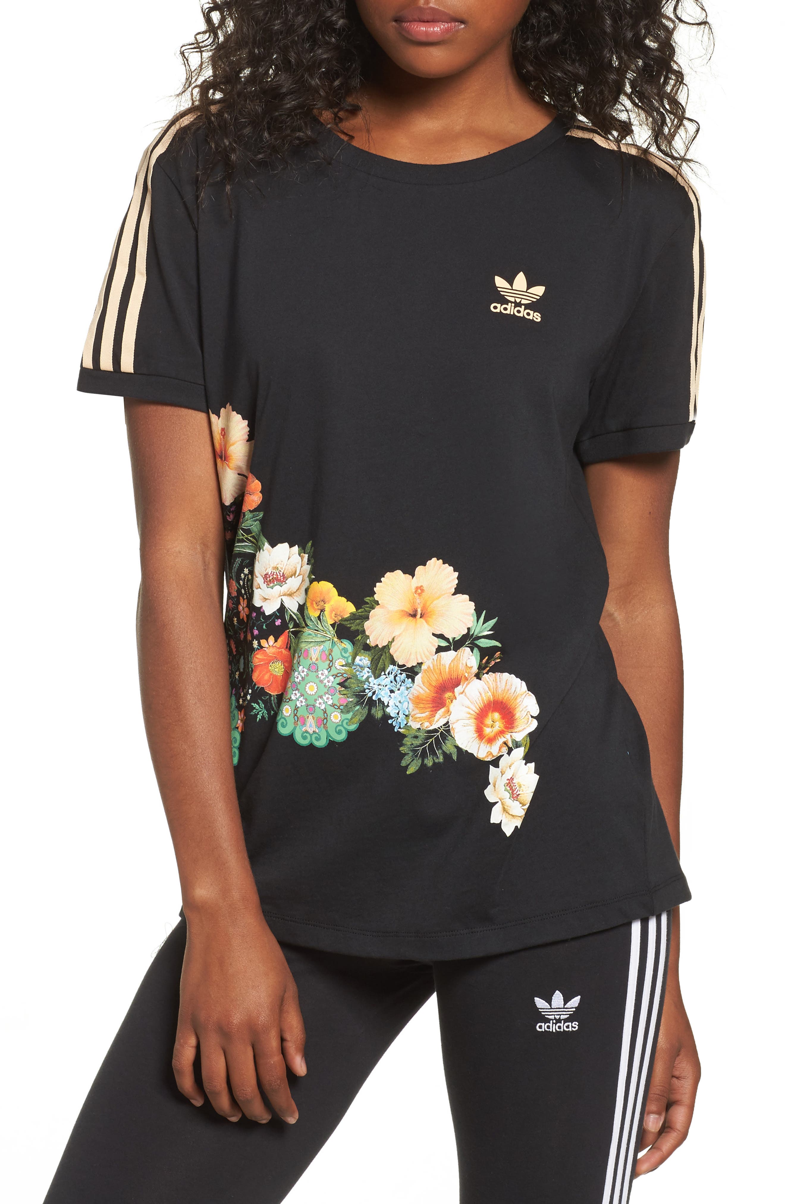 adidas Originals Jardim Floral Tee Nordstrom