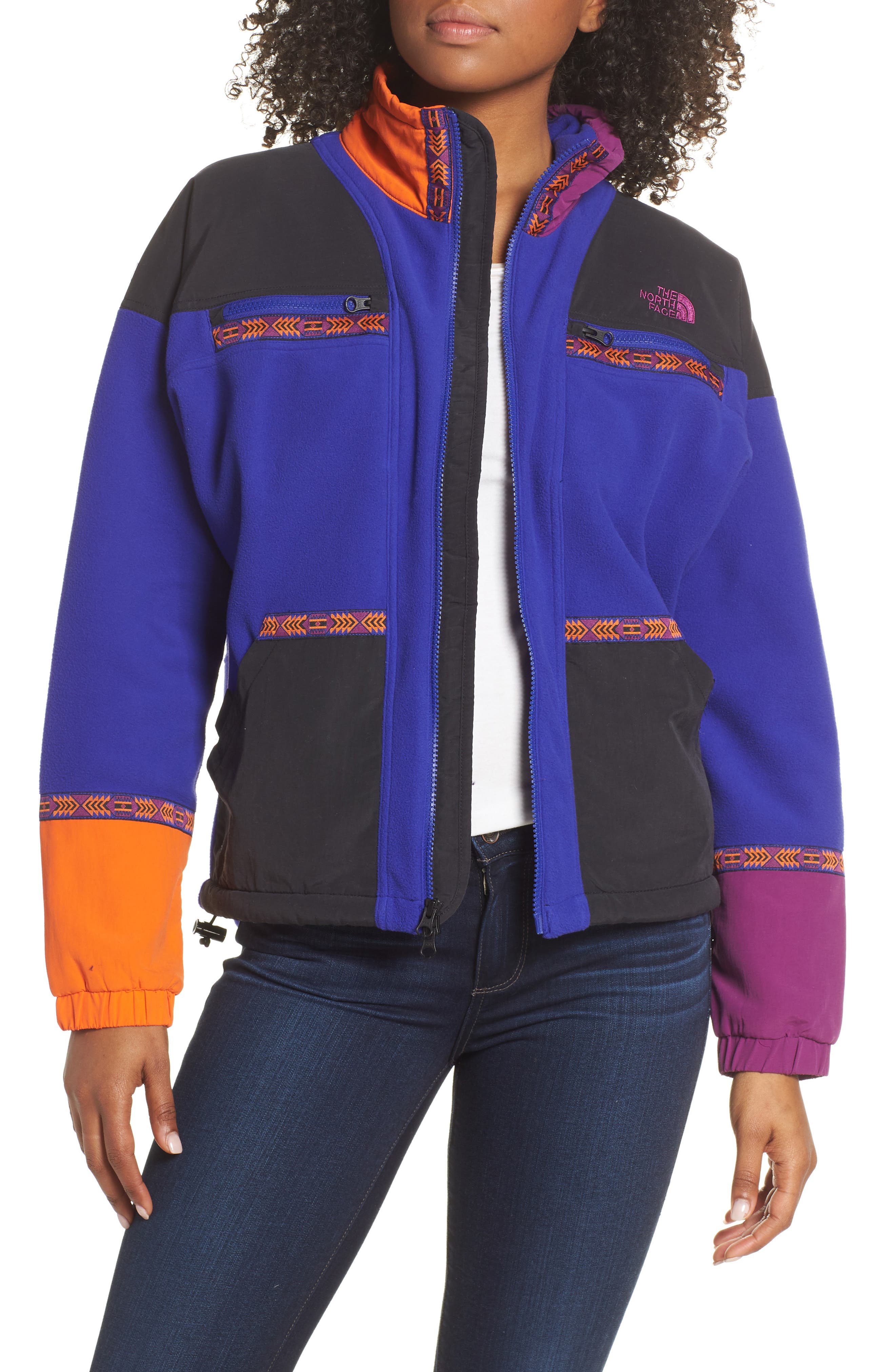 The North Face 92 Rage Fleece Full Zip Jacket, Blue