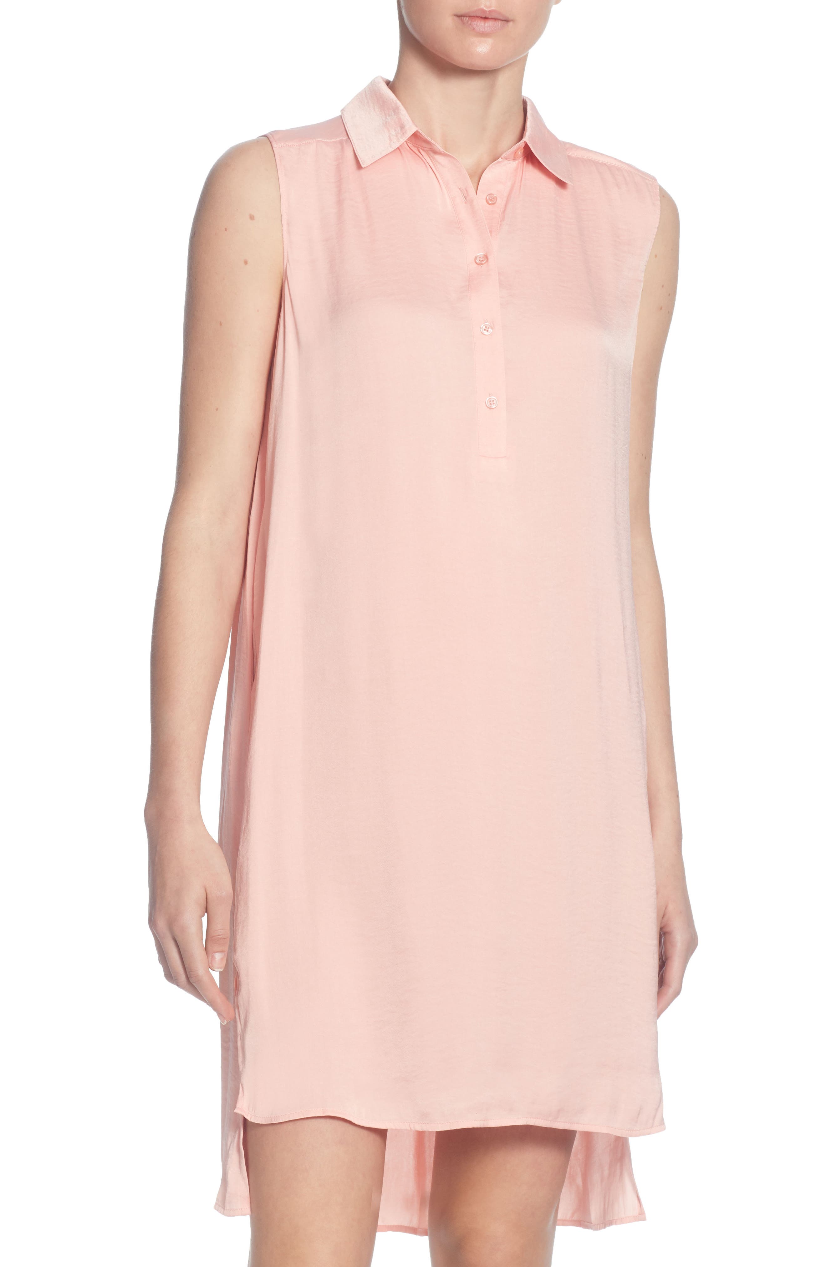 Catherine Catherine Malandrino Stella High/low Tunic Top, Orange