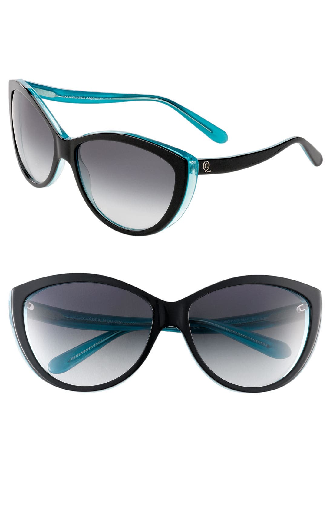 branded cat eye sunglasses
