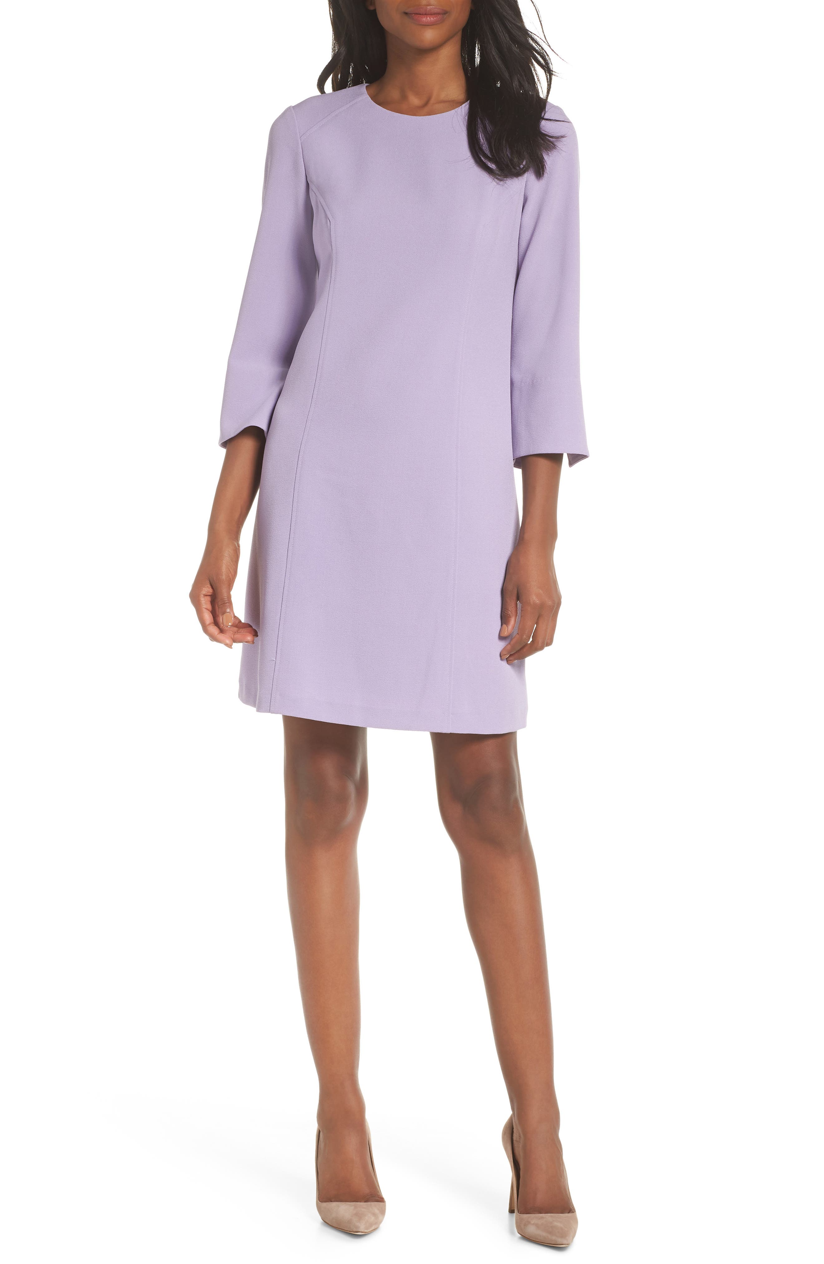 Vince Camuto Kors Crepe Shift Dress, Purple