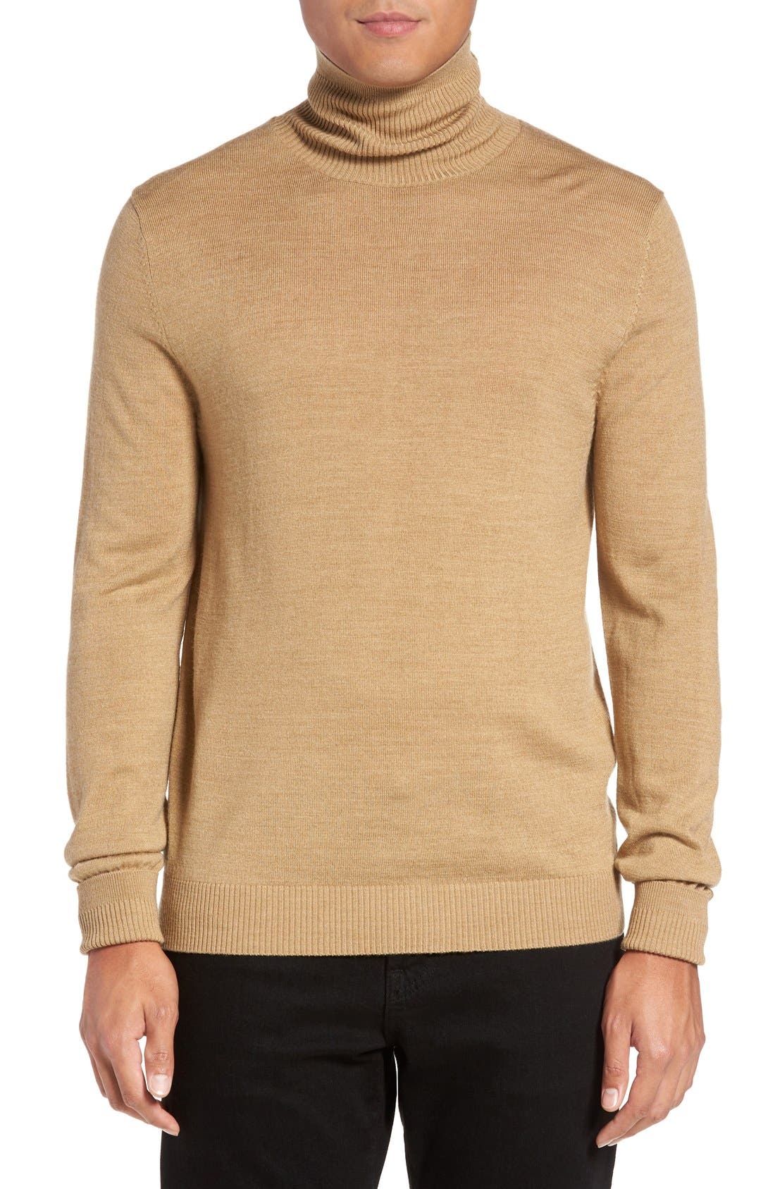 Vince Camuto Merino Wool Turtleneck, Beige