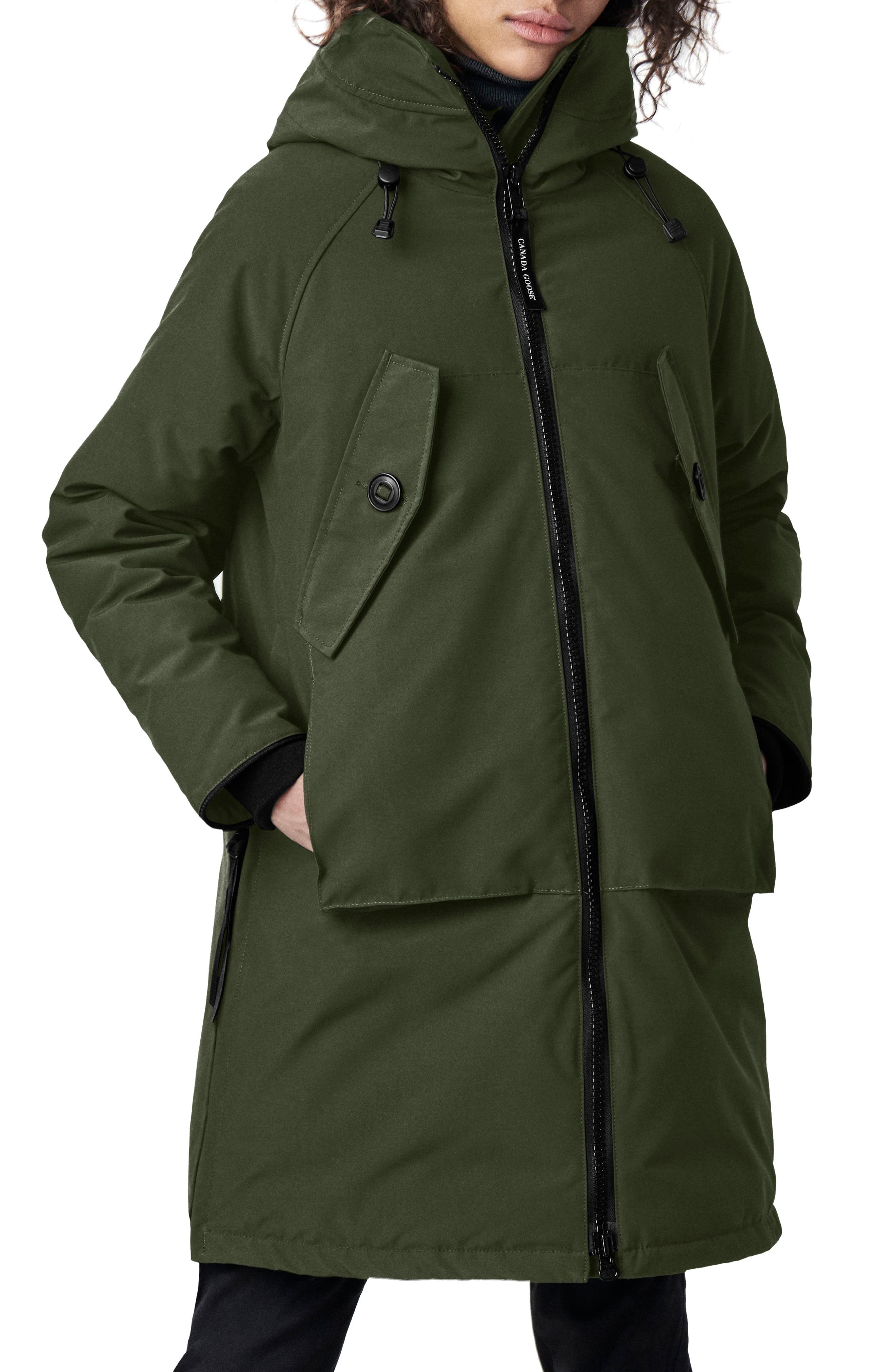 Canada Goose Olympia Down Parka, (2-4) - Green