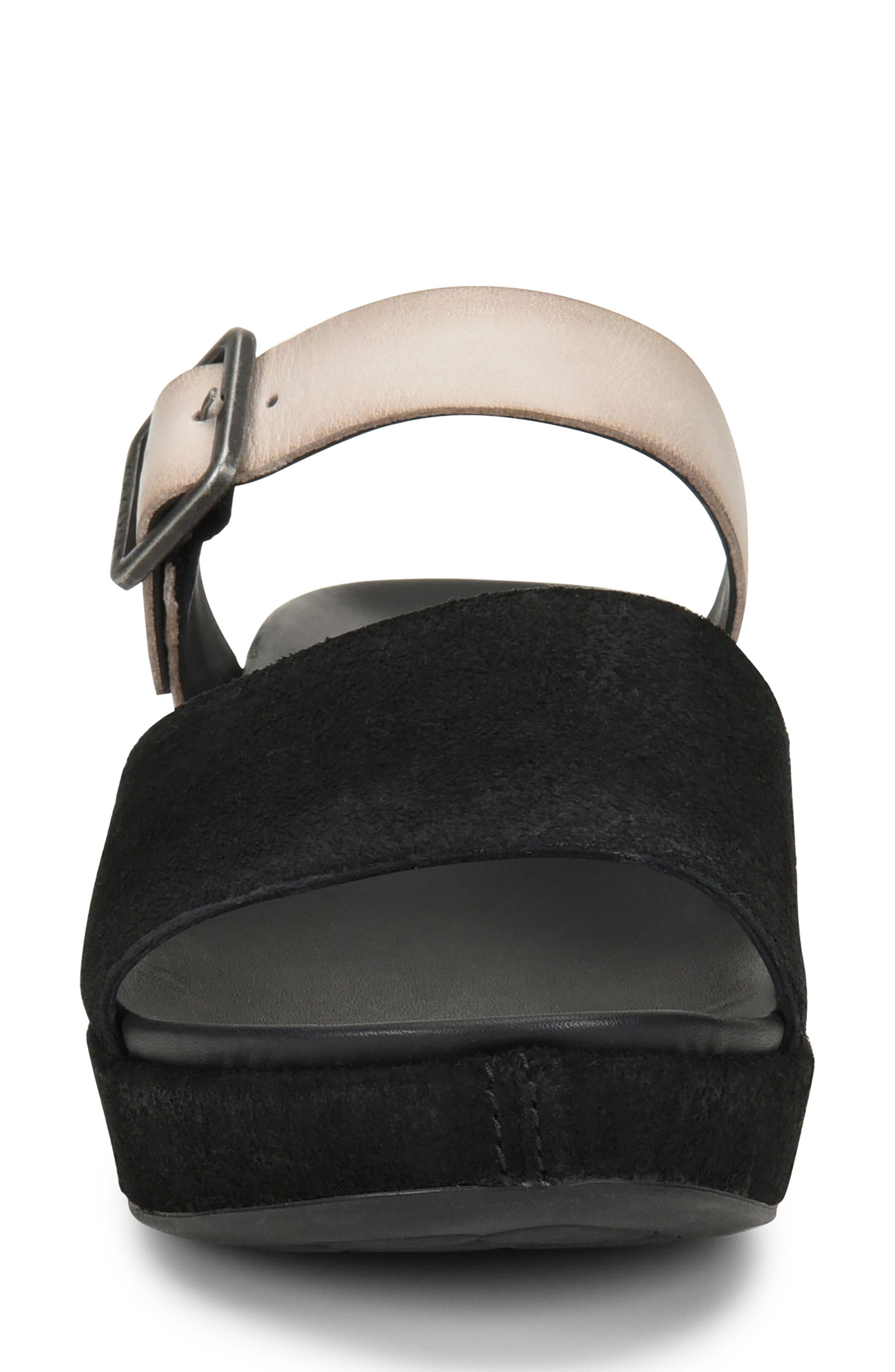 Kork-Ease Bisti Wedge Slide Sandal, Black