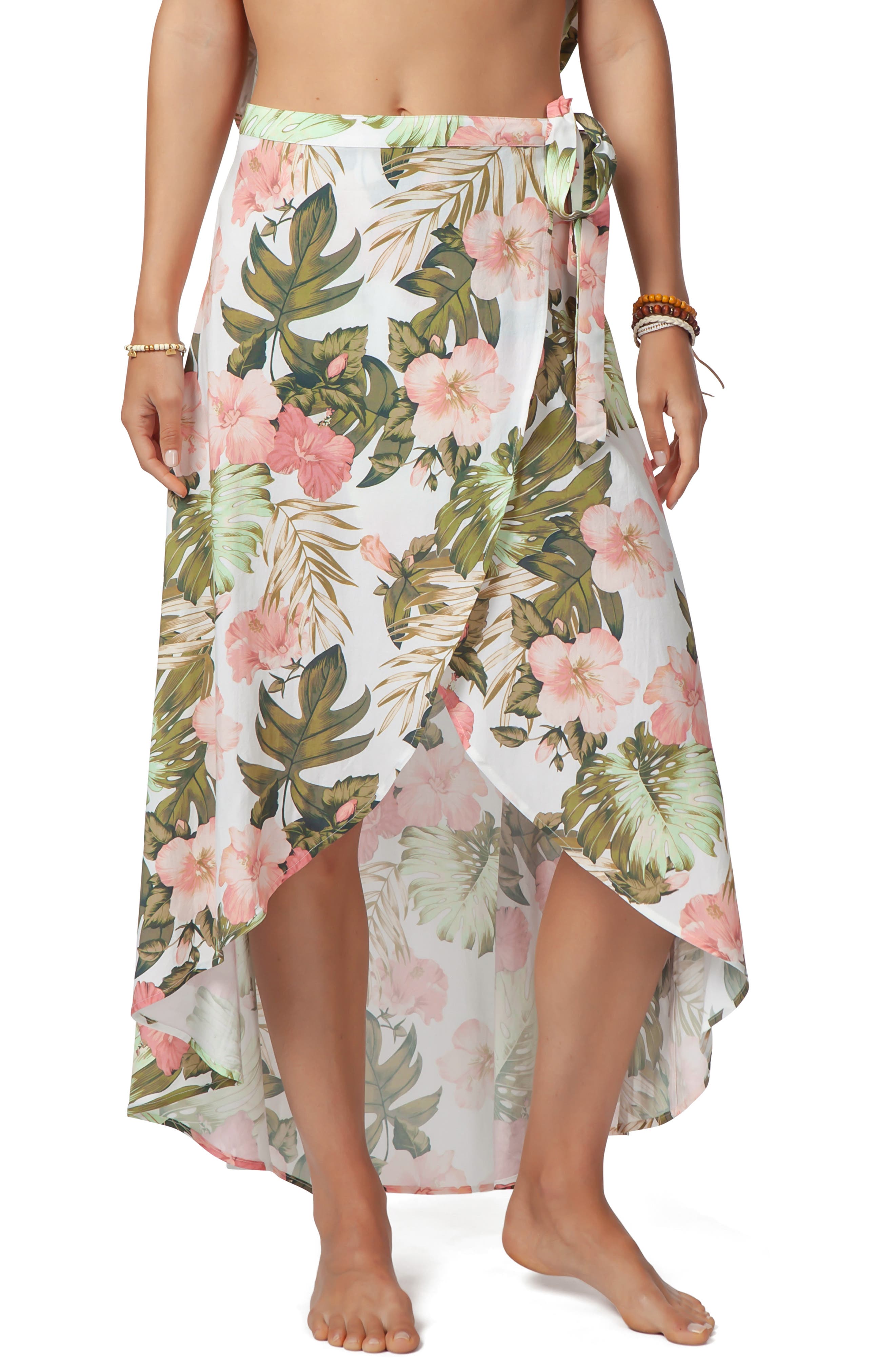 Rip Curl Hanalei Bay Wrap Skirt, White
