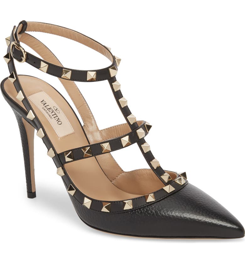 VALENTINO GARAVANI Rockstud T-Strap Pump (Women) | Nordstrom