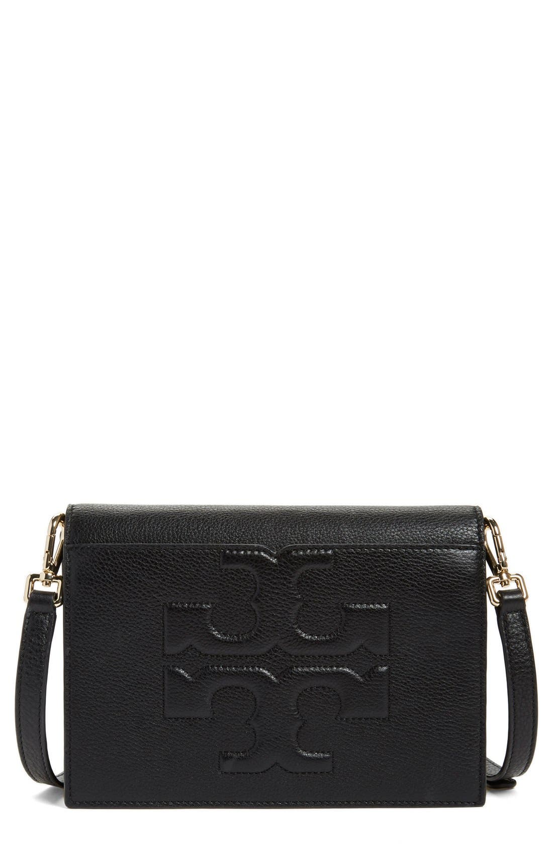Tory Burch 'Bombe T' Leather Convertible Crossbody Bag Nordstrom