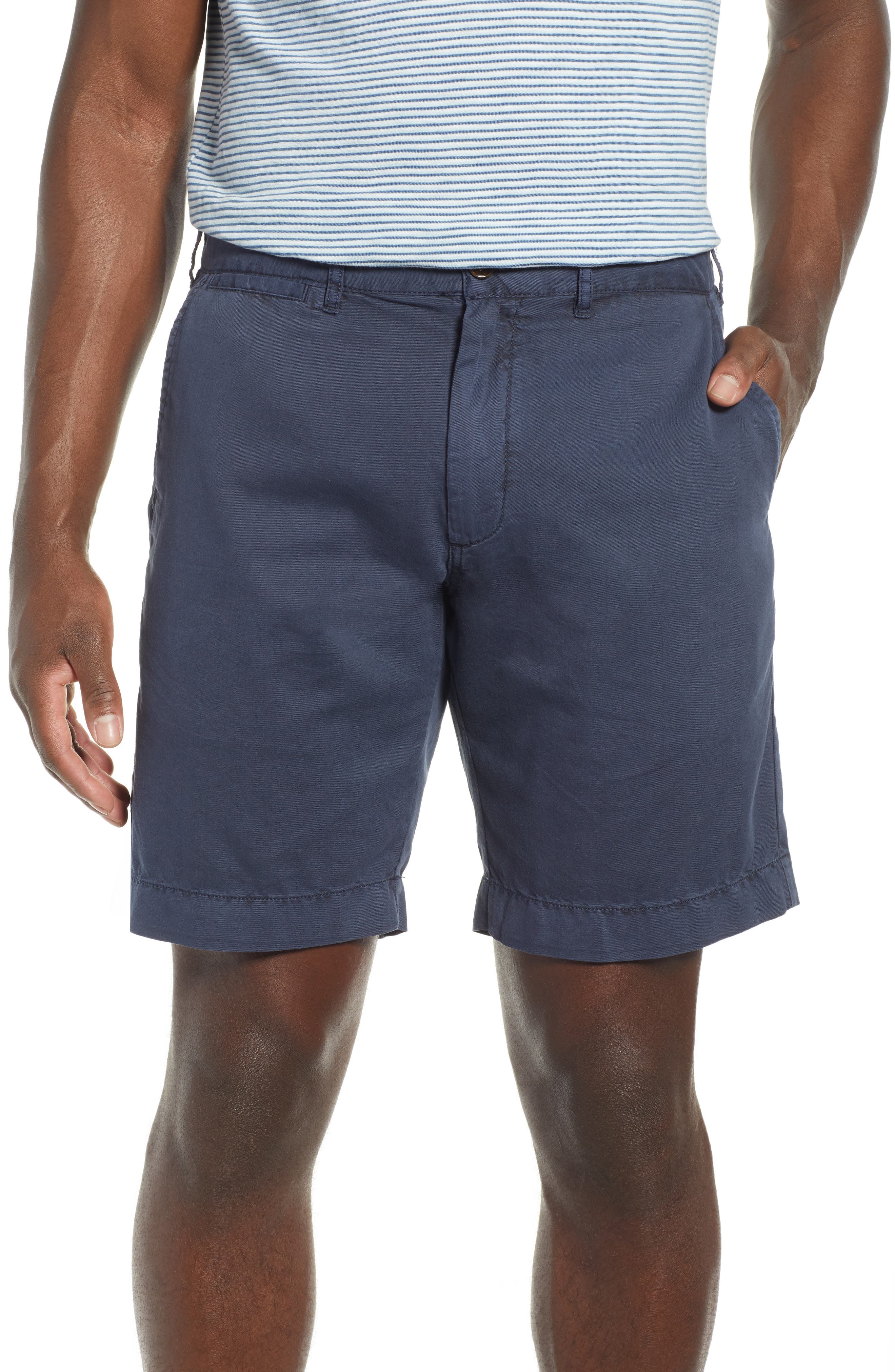 Faherty Harbor Regular Fit Shorts, Blue