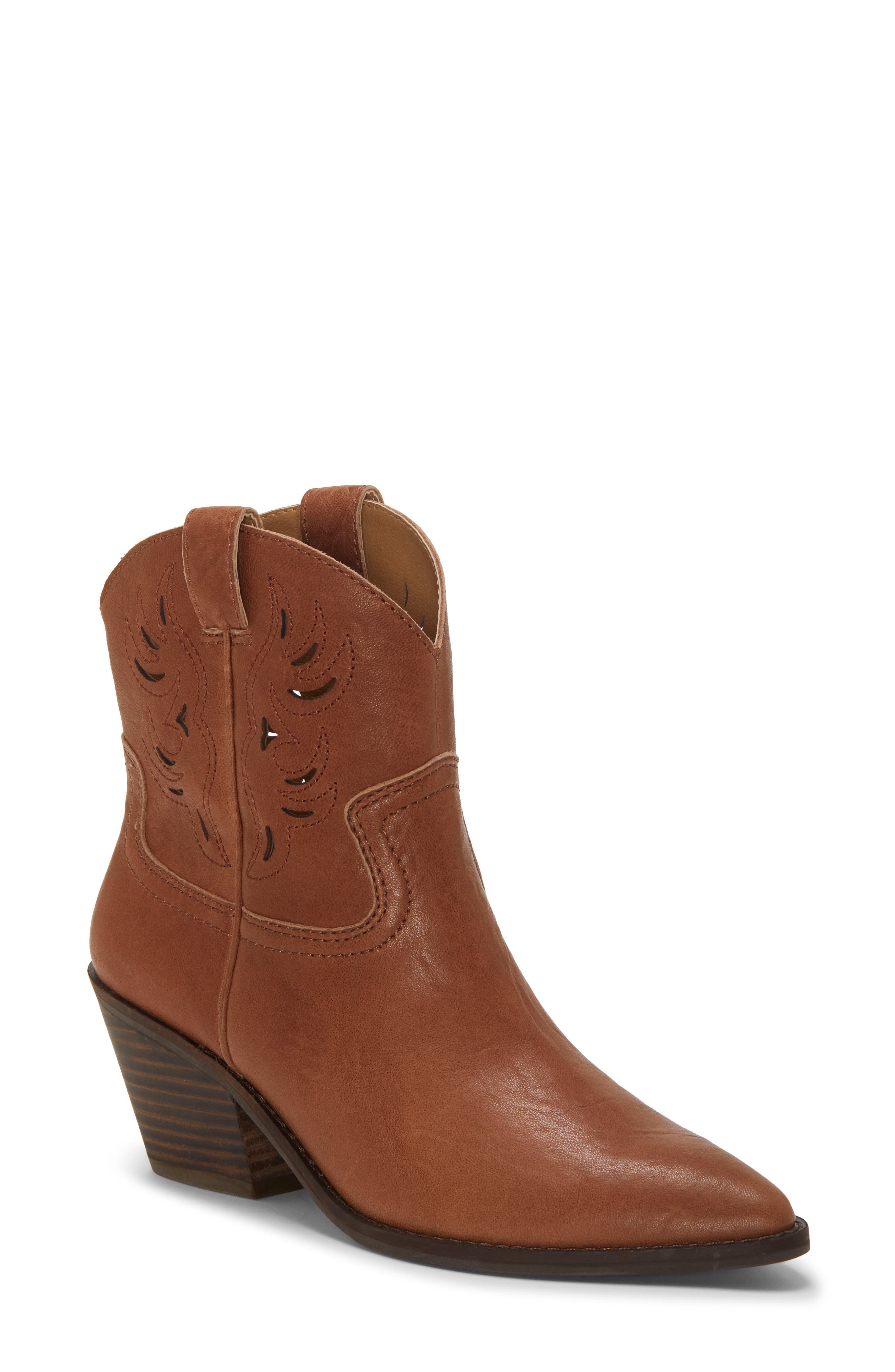 Lucky Brand Talouse Western Boot- Brown