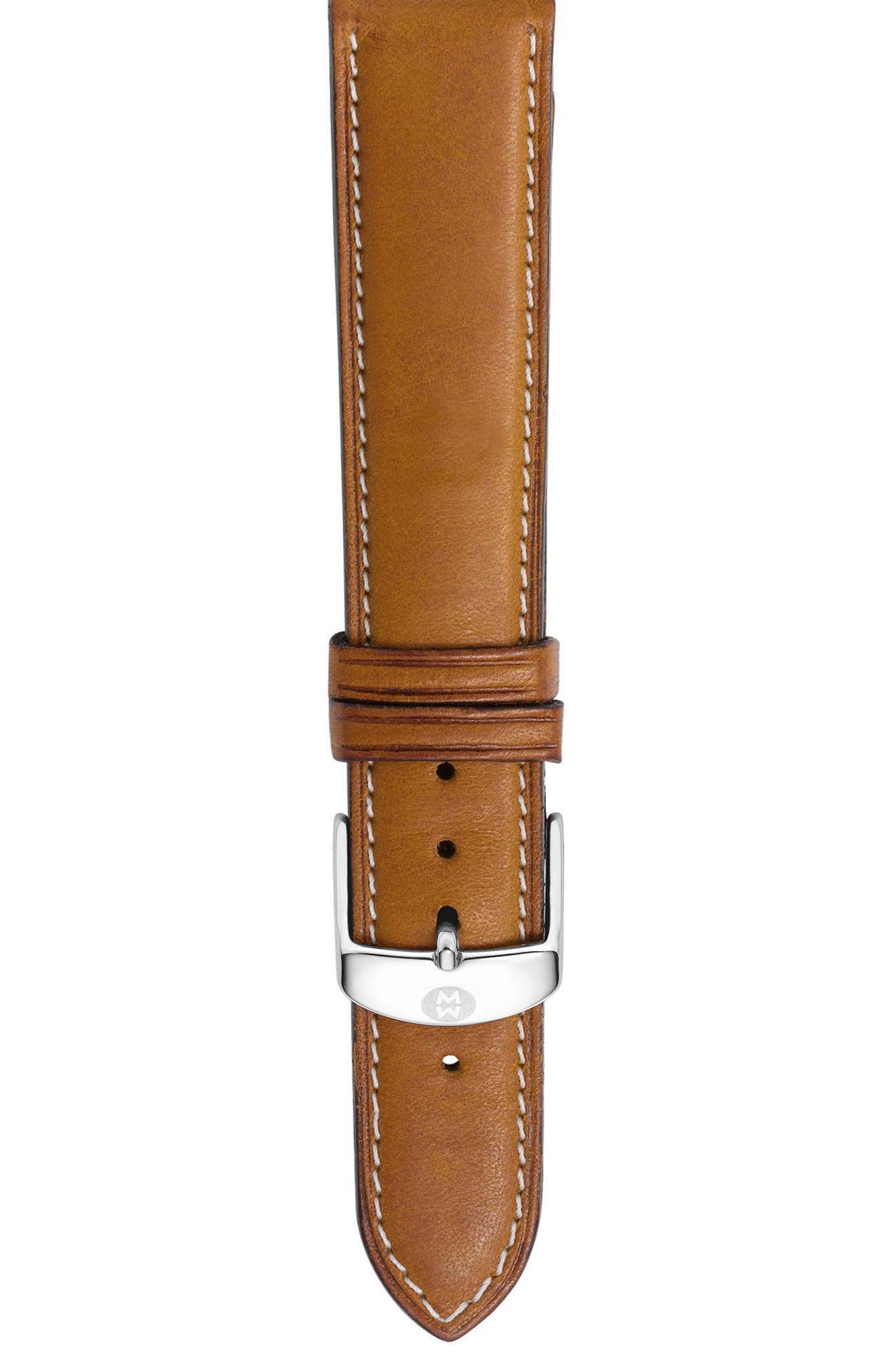 MICHELE 18mm Leather Watch Strap Nordstrom