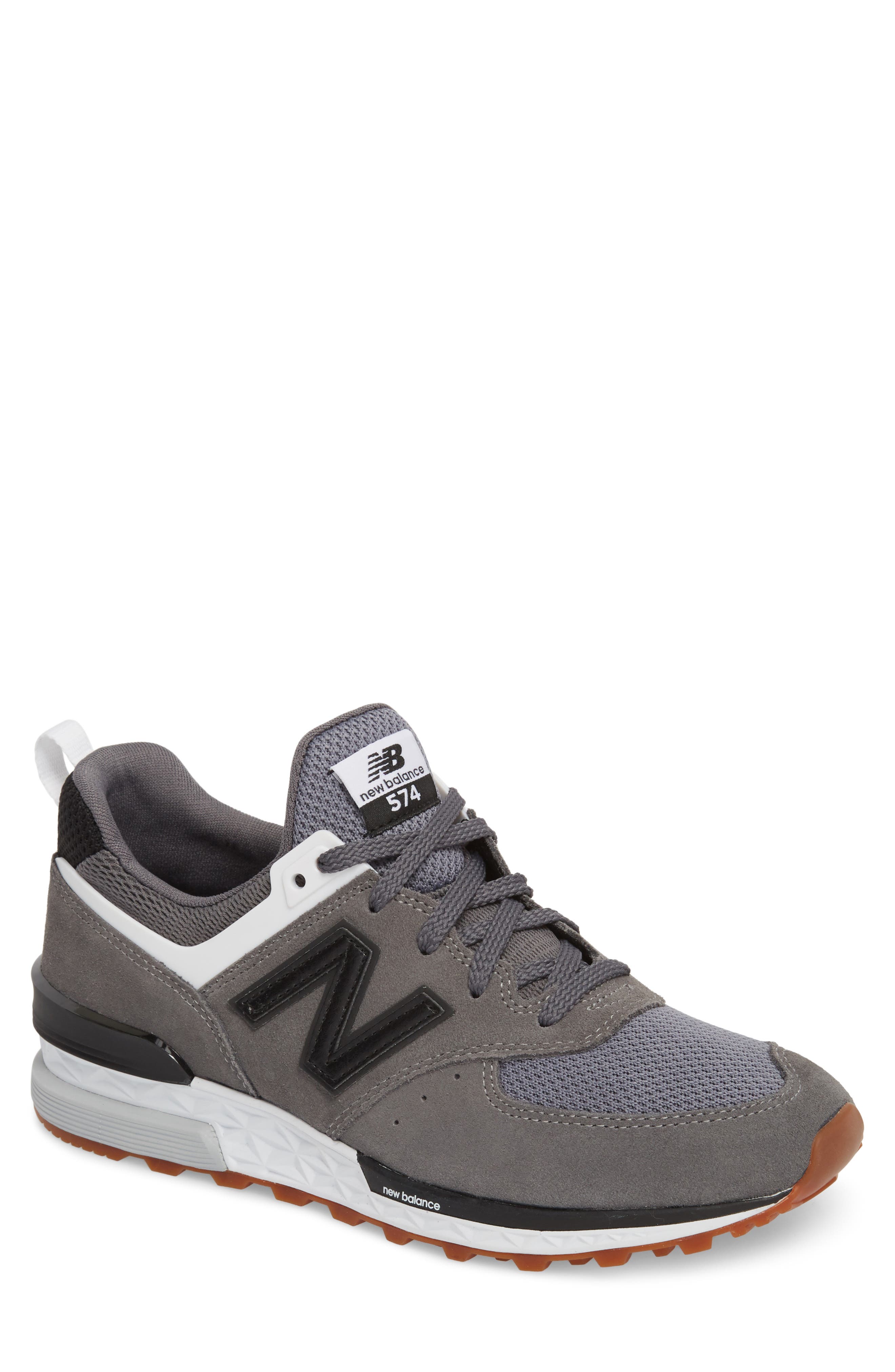 UPC 798248396848 product image for Men's New Balance 574 Sport Sneaker, Size 10 D - Grey | upcitemdb.com