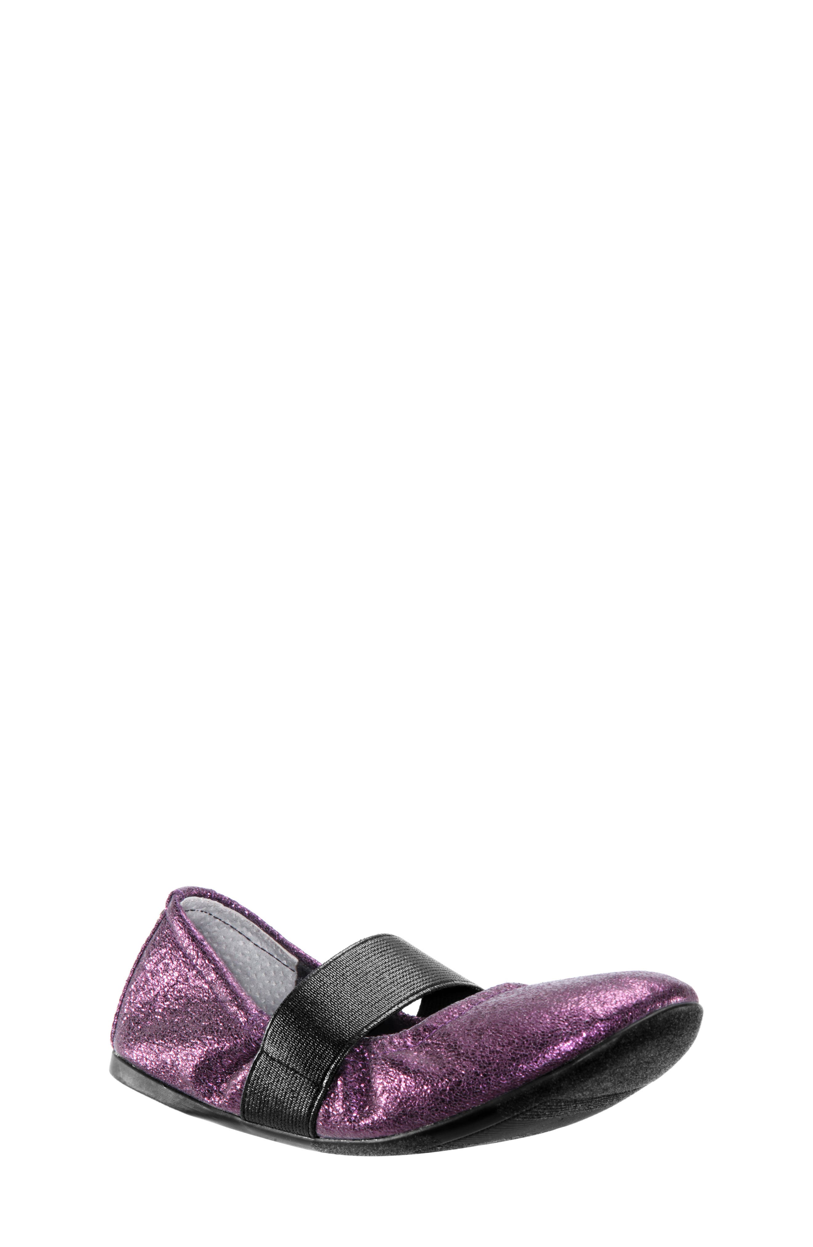 UPC 794378368458 product image for Girl's Nina Aylee Ballet Flat, Size 13 M - Purple | upcitemdb.com